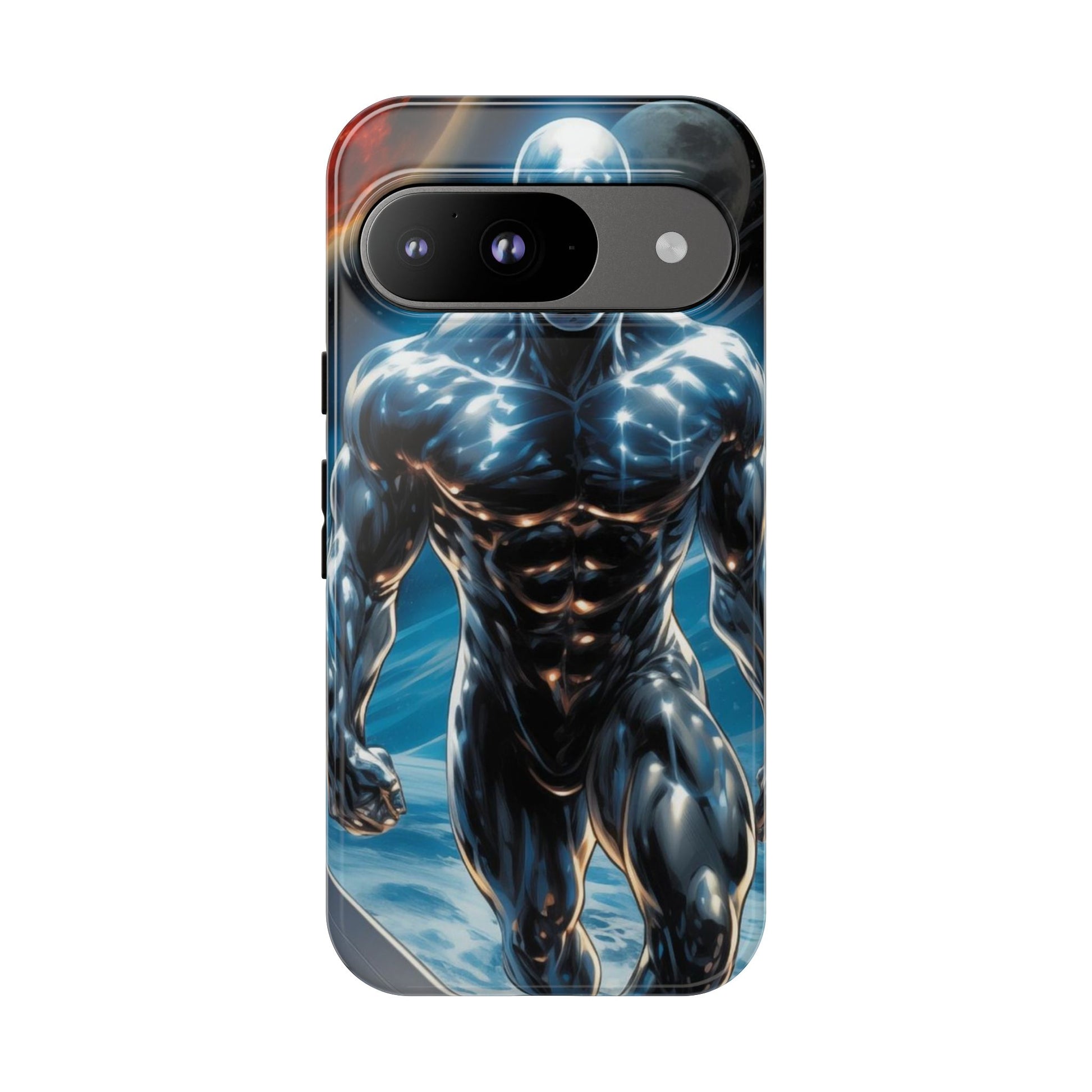 The Silver Surfer Comic Art Phone Case, Tough Cases for iPhones, Samsung, and Pixel
