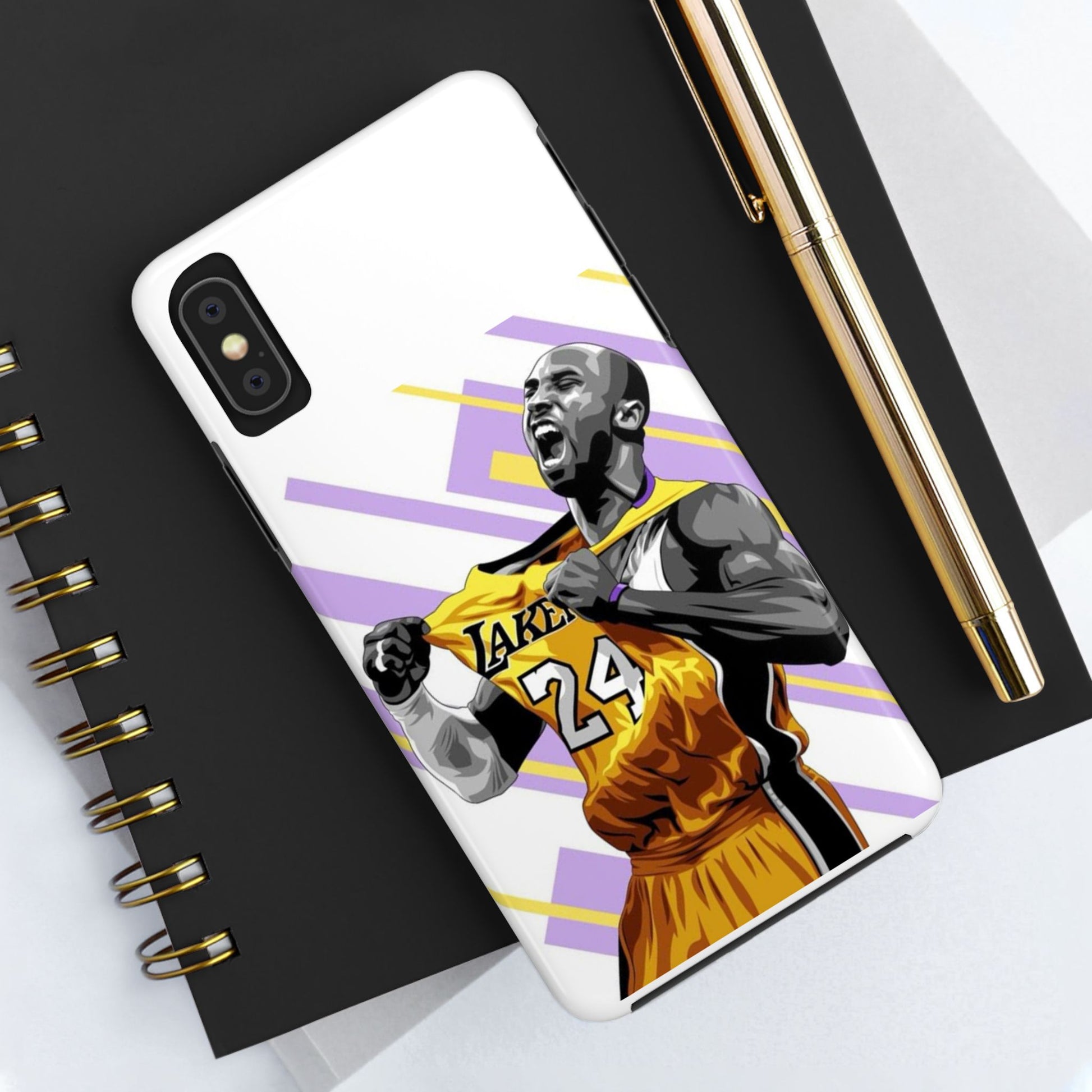 Basketball Themed Kobe Phone Case, Sports Fan Iphone and Samsung phones