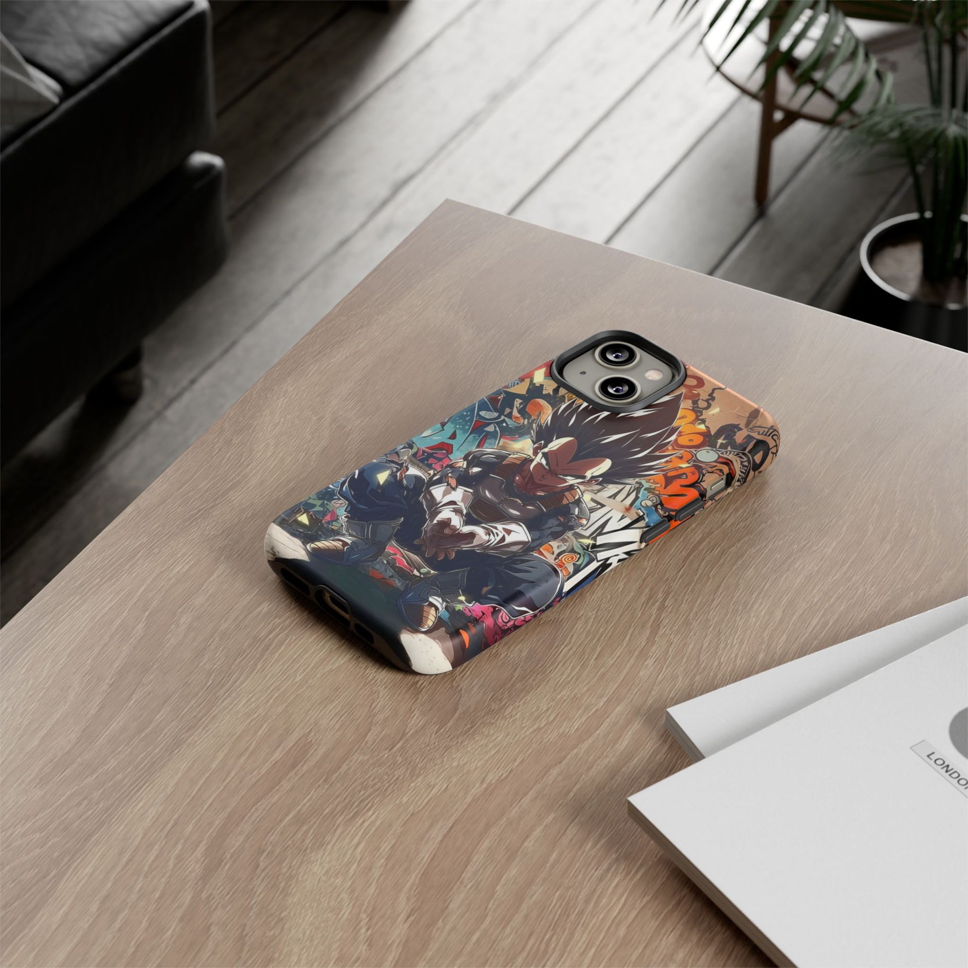 Anime Vegeta Dragon ball Z Tough Cases for iPhones, Samsung, and Pixel