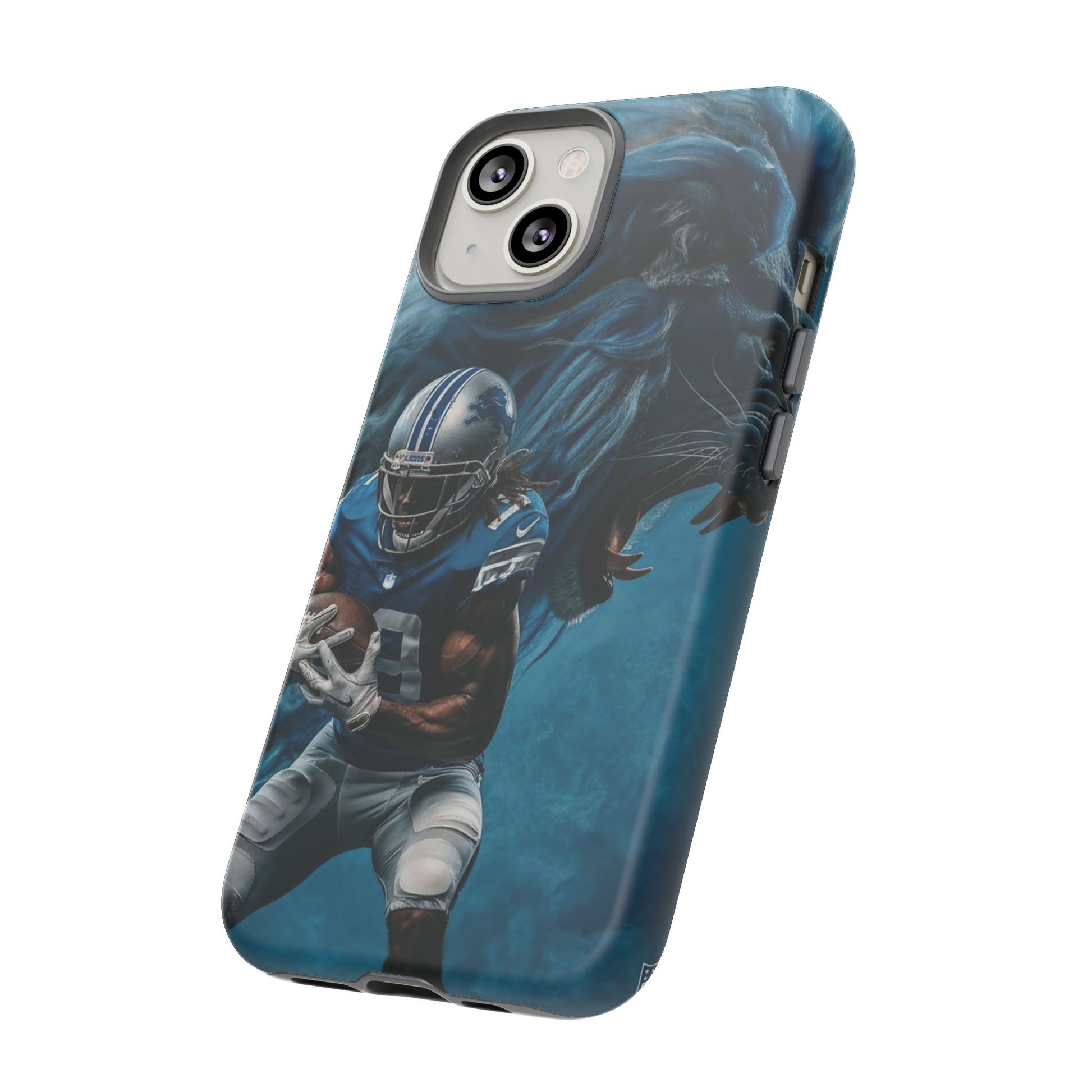 Detroit Lions Player Football Phone Case, Tough Cases for iPhones, Samsung, and Pixel