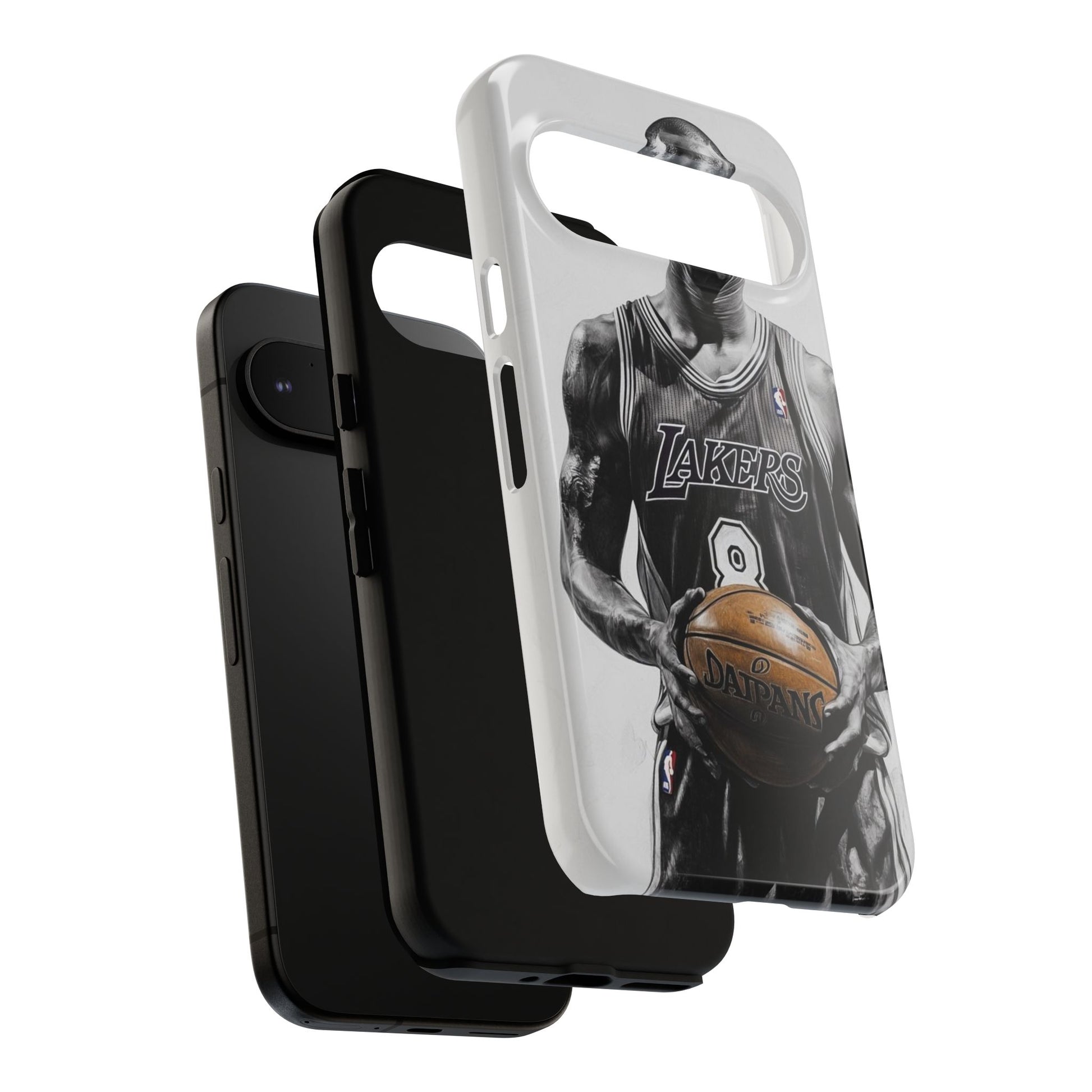 Kobe Basketball Art Tough Cases for iPhones, Samsung, and Pixel