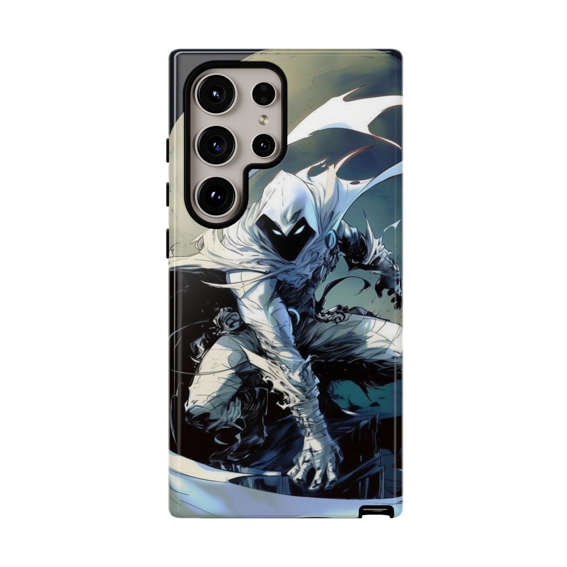 Moon Knight Tough Cases for iPhones, Samsung, and Pixel