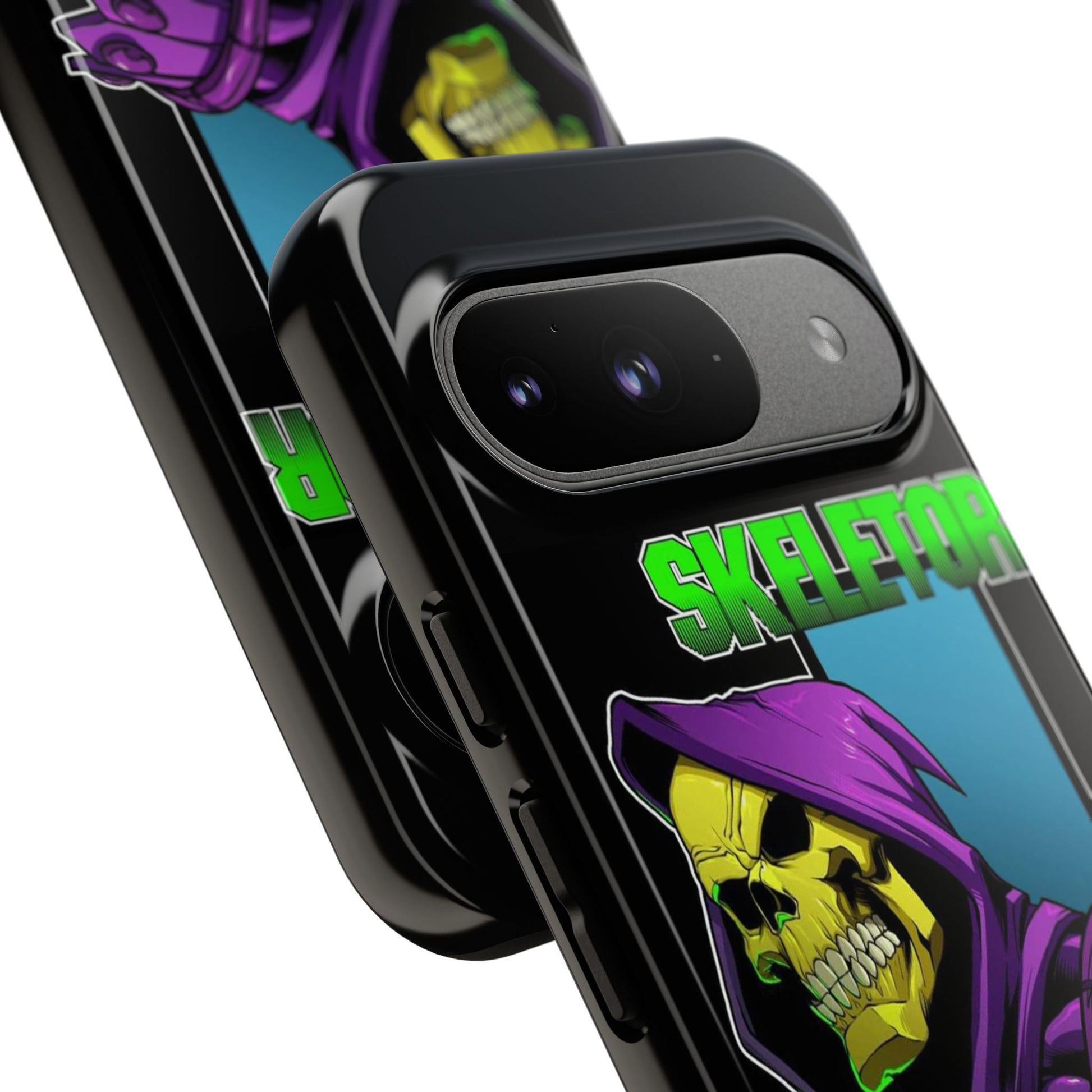 Skeletor Tough Cases for iPhones, Samsung, and Pixel