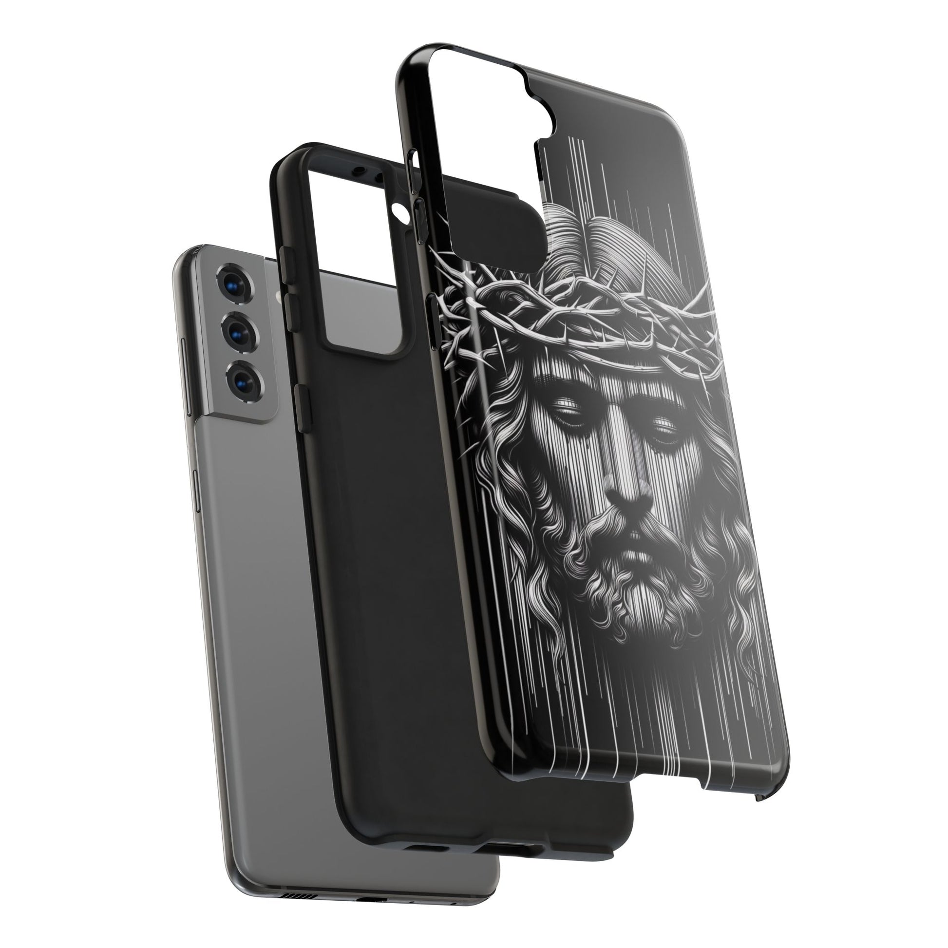Jesus The King Crown Christian Phone Cases for iPhones & Samsung Phones