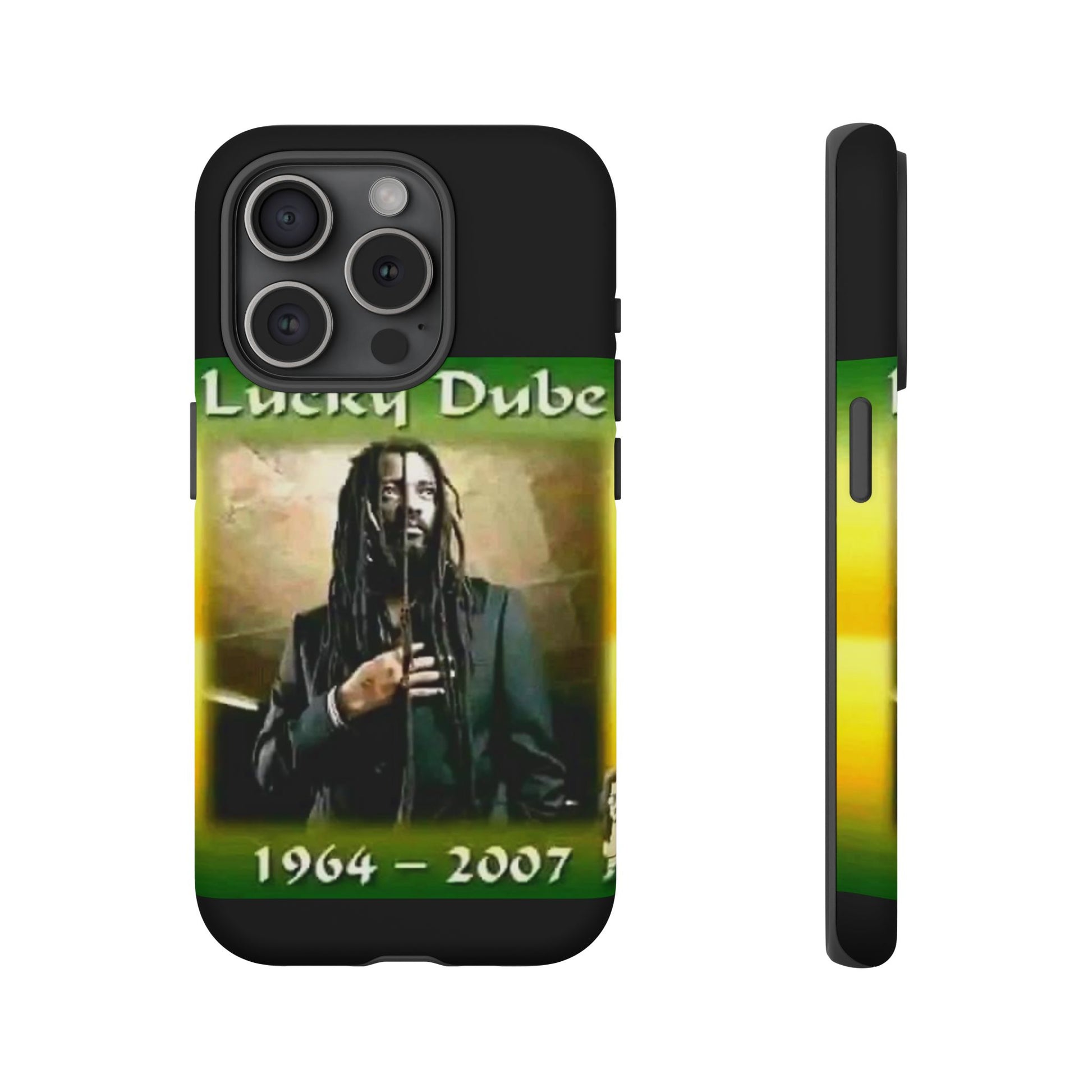 Lucky Dube Tough Cases for iPhones, Samsung, and Pixel