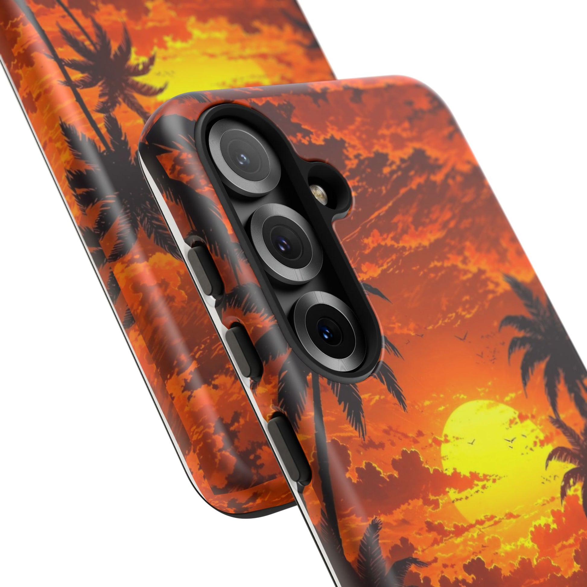 Beautiful Beach Sunset Tough Cases for iPhones, Samsung, and Pixel