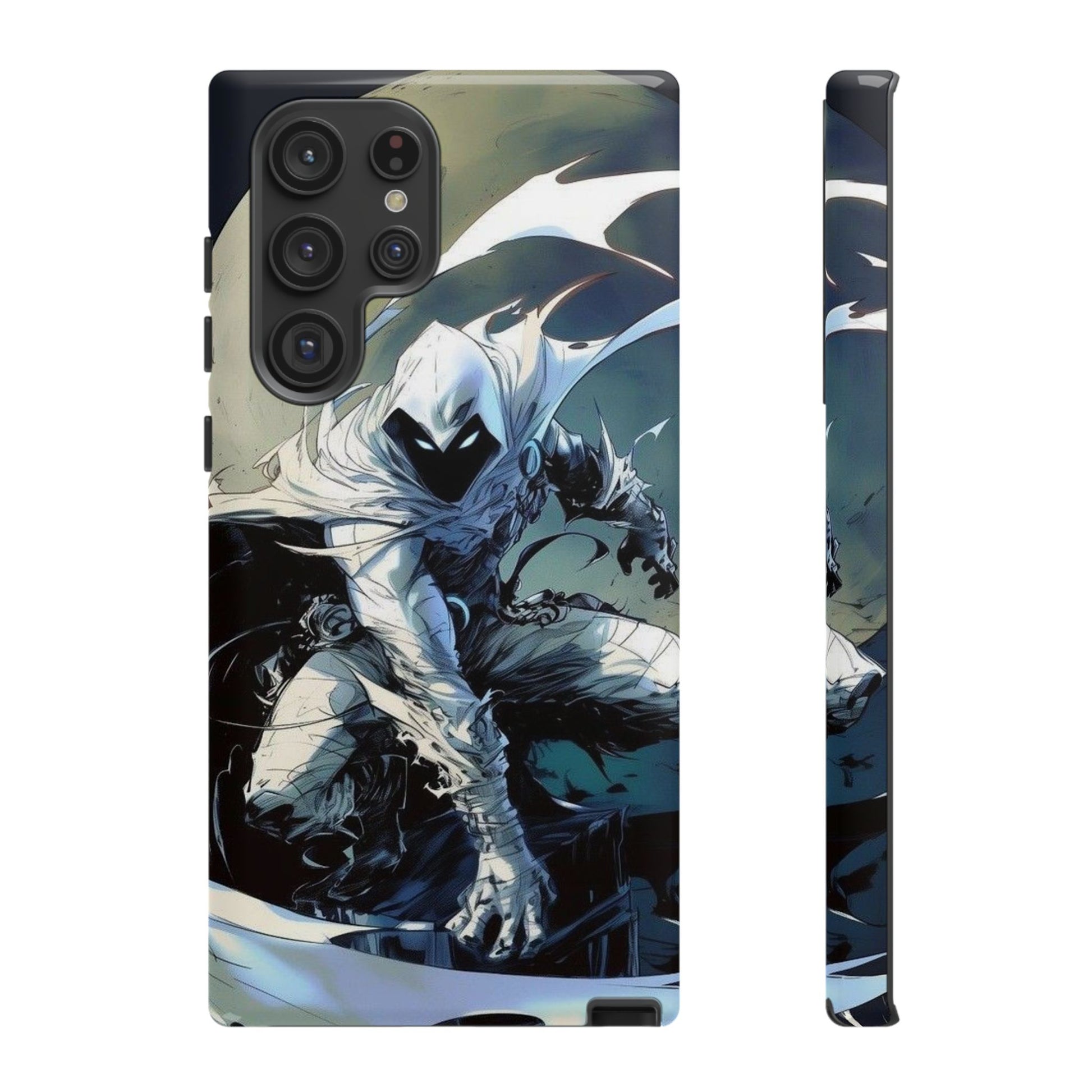 Moon Knight Tough Cases for iPhones, Samsung, and Pixel
