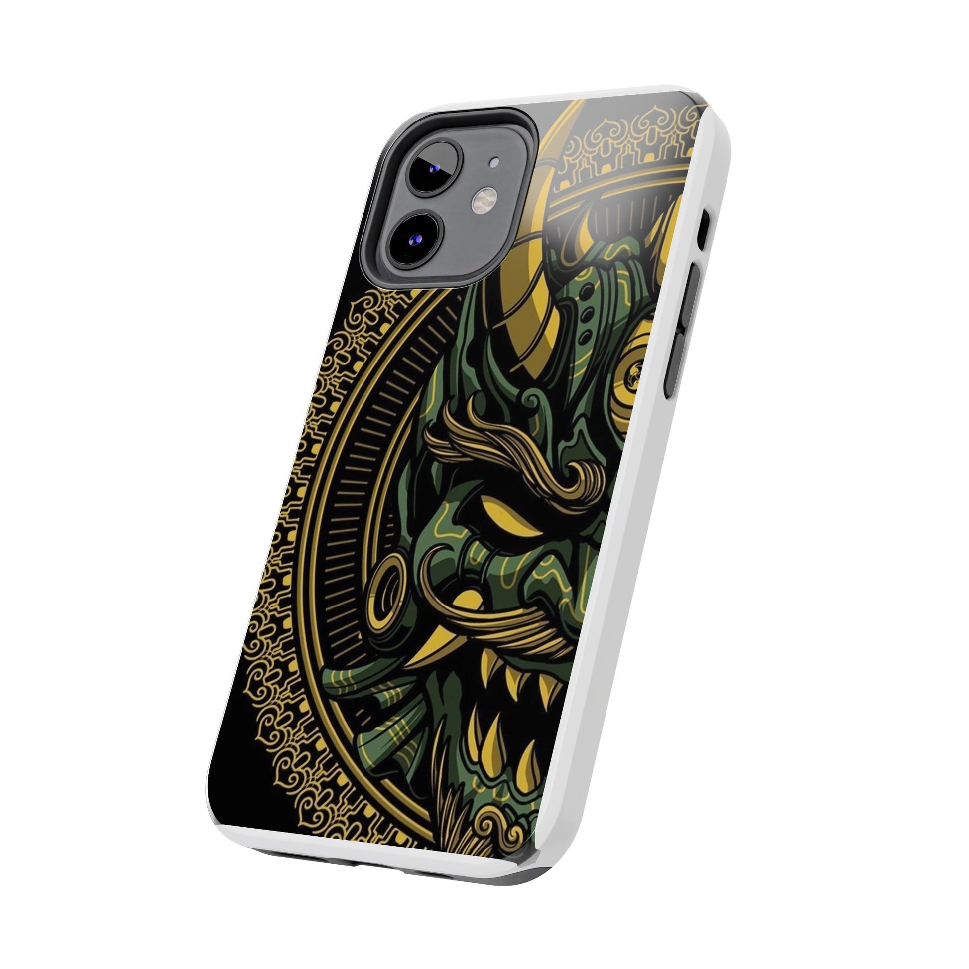 Kabuki Mask Theme Phone Cases for Iphones & Samsung Durable