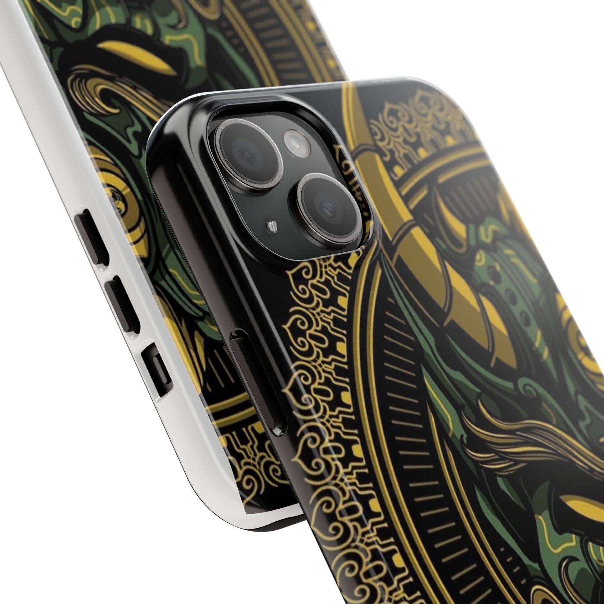 Kabuki Mask Theme Phone Cases for Iphones & Samsung Durable