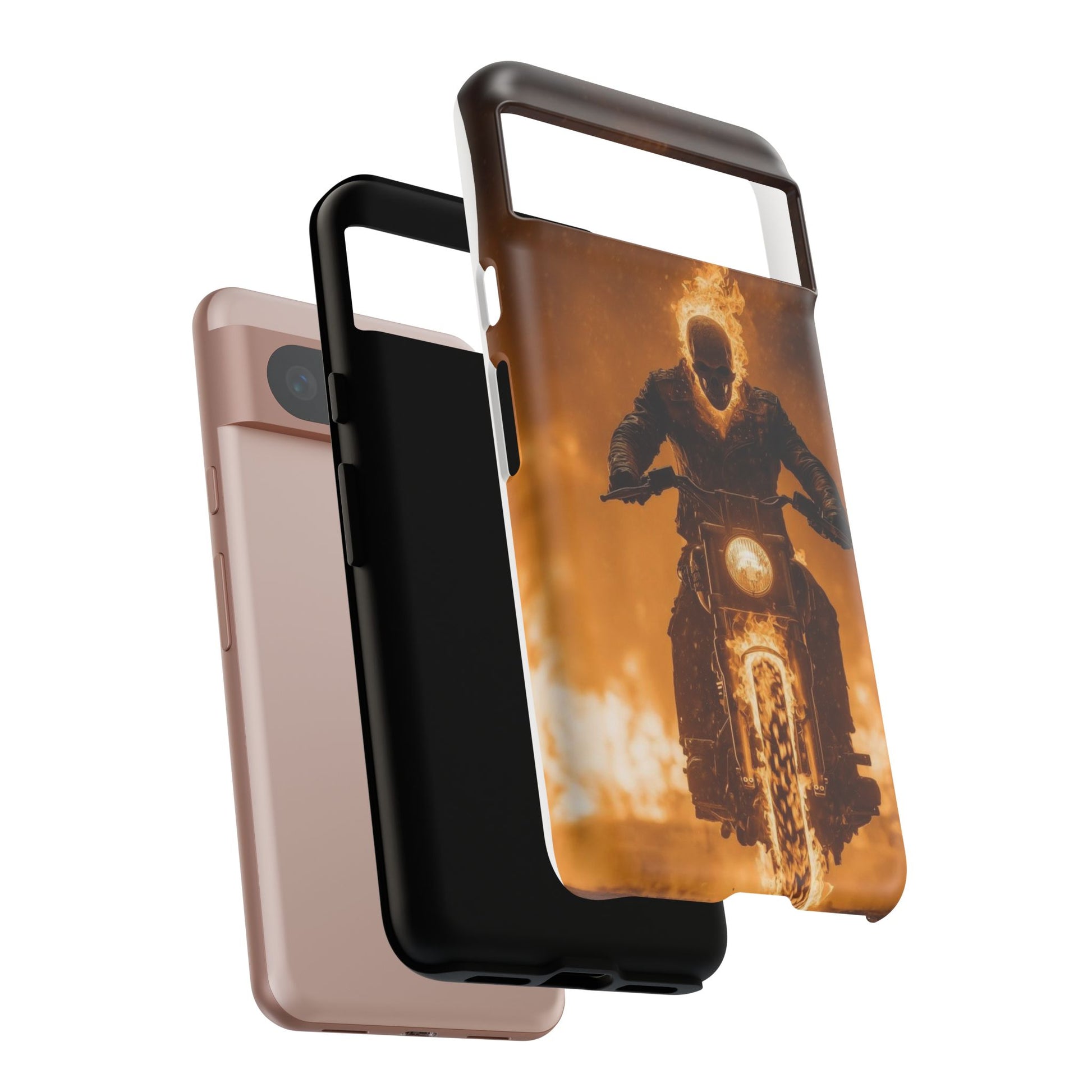 Marvel's Ghostrider Tough Cases for iPhones, Samsung, and Pixel