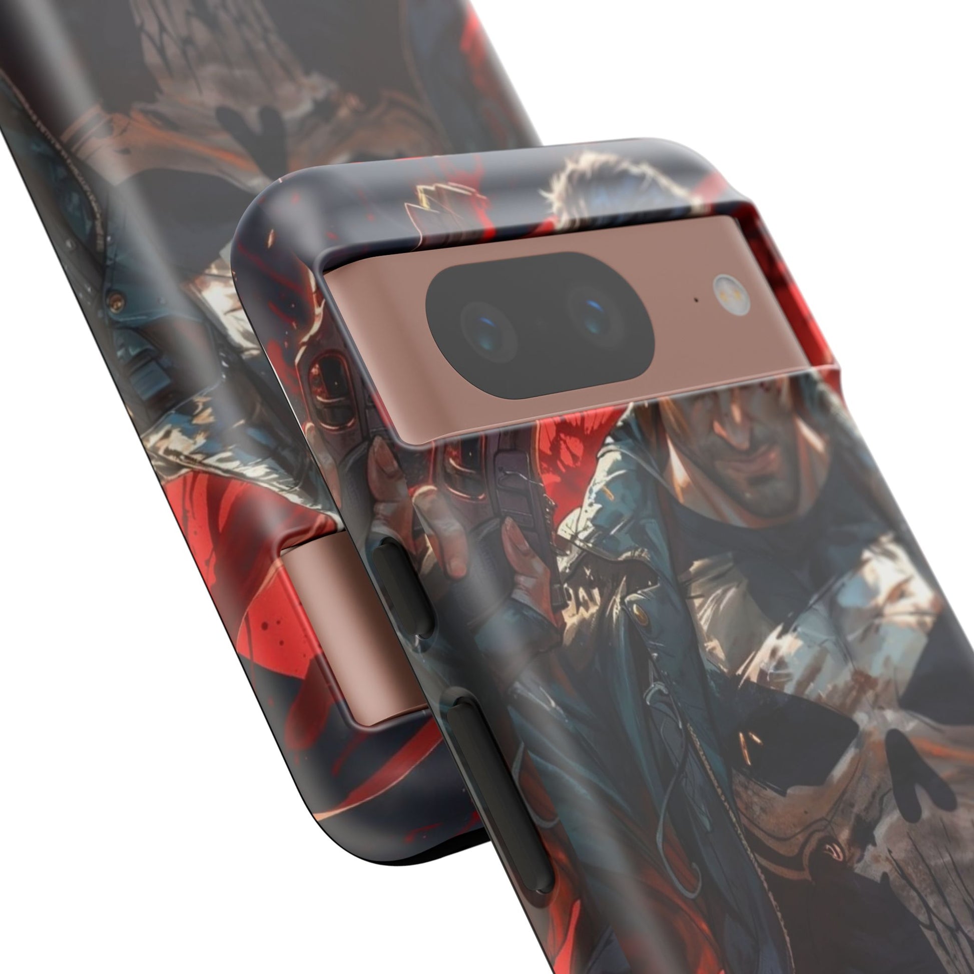 Punisher Tough Cases for iPhones, Samsung, and Pixel