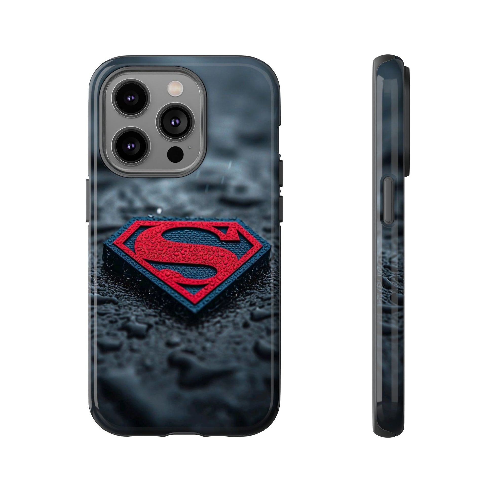 Superman Logo Tough Cases for iPhones, Samsung, and Pixel