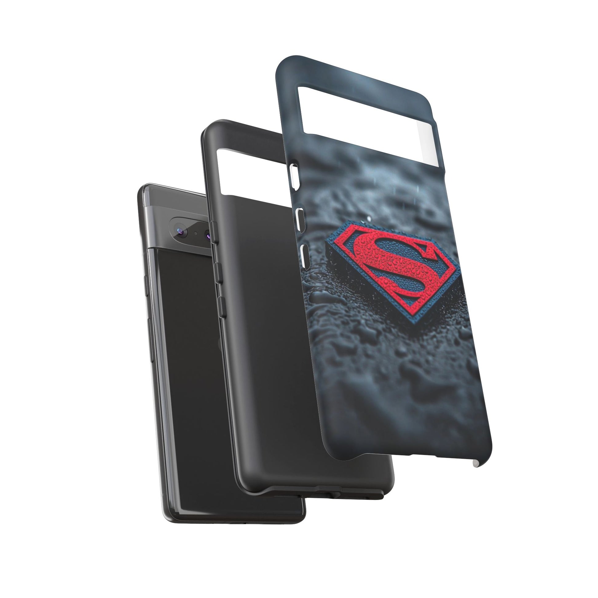 Superman Logo Tough Cases for iPhones, Samsung, and Pixel