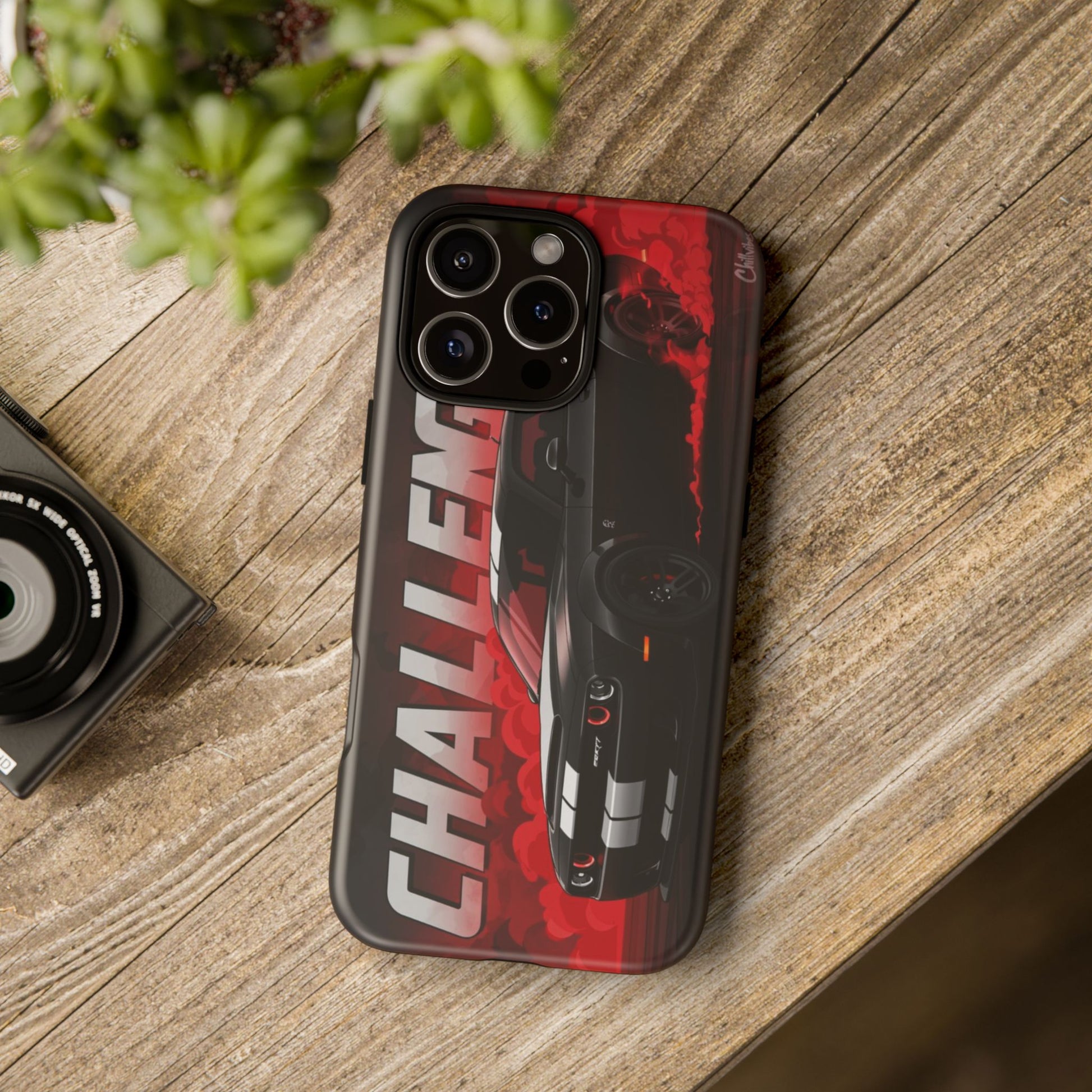 Hellcat Challenger Durable Tough Cases for iPhones, Samsung, and Pixel