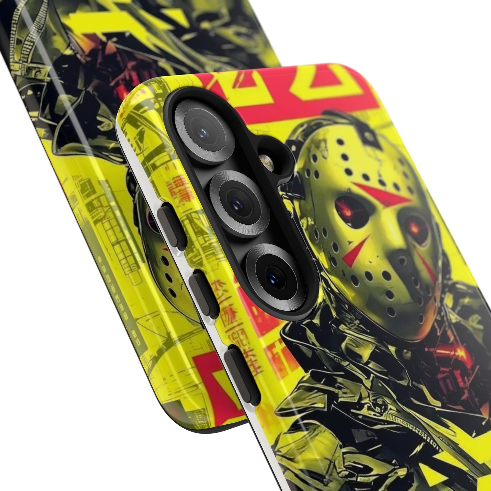 Cyberpunk X Jason Voorhees Tough Cases for iPhones, Samsung, and Pixel