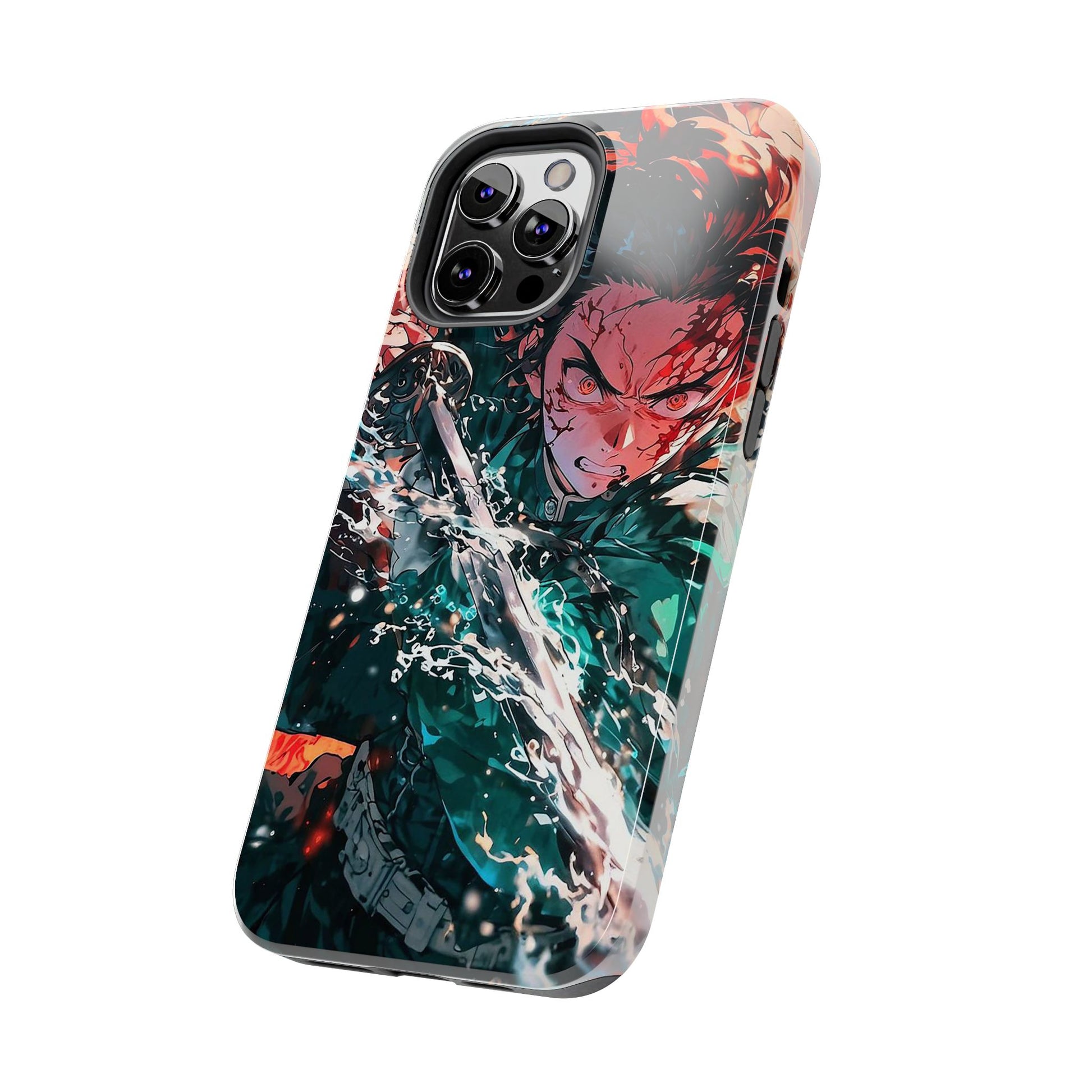 Demon Slayer Tanjiro Art Phone Case for iPhone & Samsung Galaxy Phones