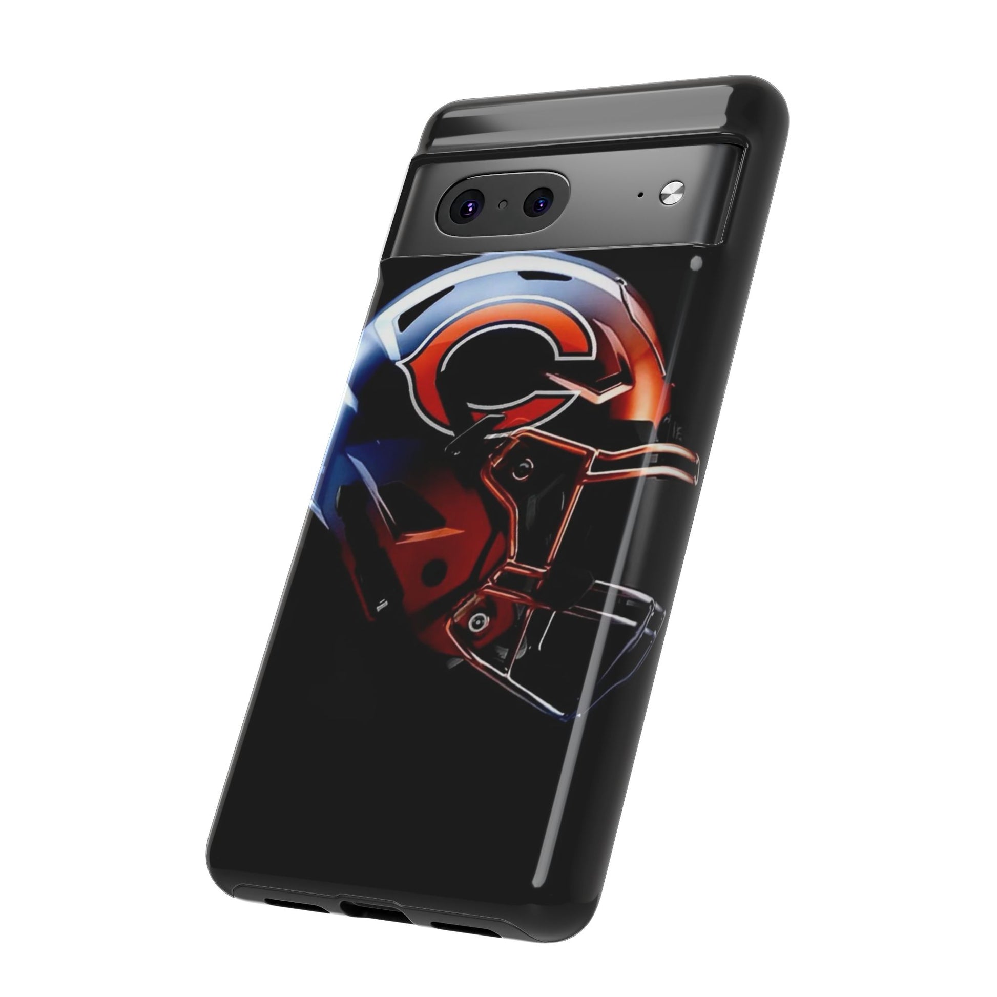 Football Helmet Chicago Bears Phone Case, Tough Cases for iPhones, Samsung, and Pixel