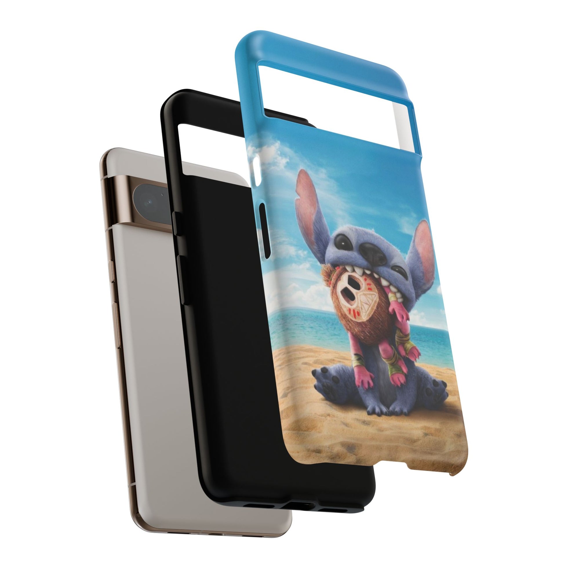 Stitch Beach Sunset Landscape Phone Case for iPhone, Samsung Galaxy, & Pixel Phones
