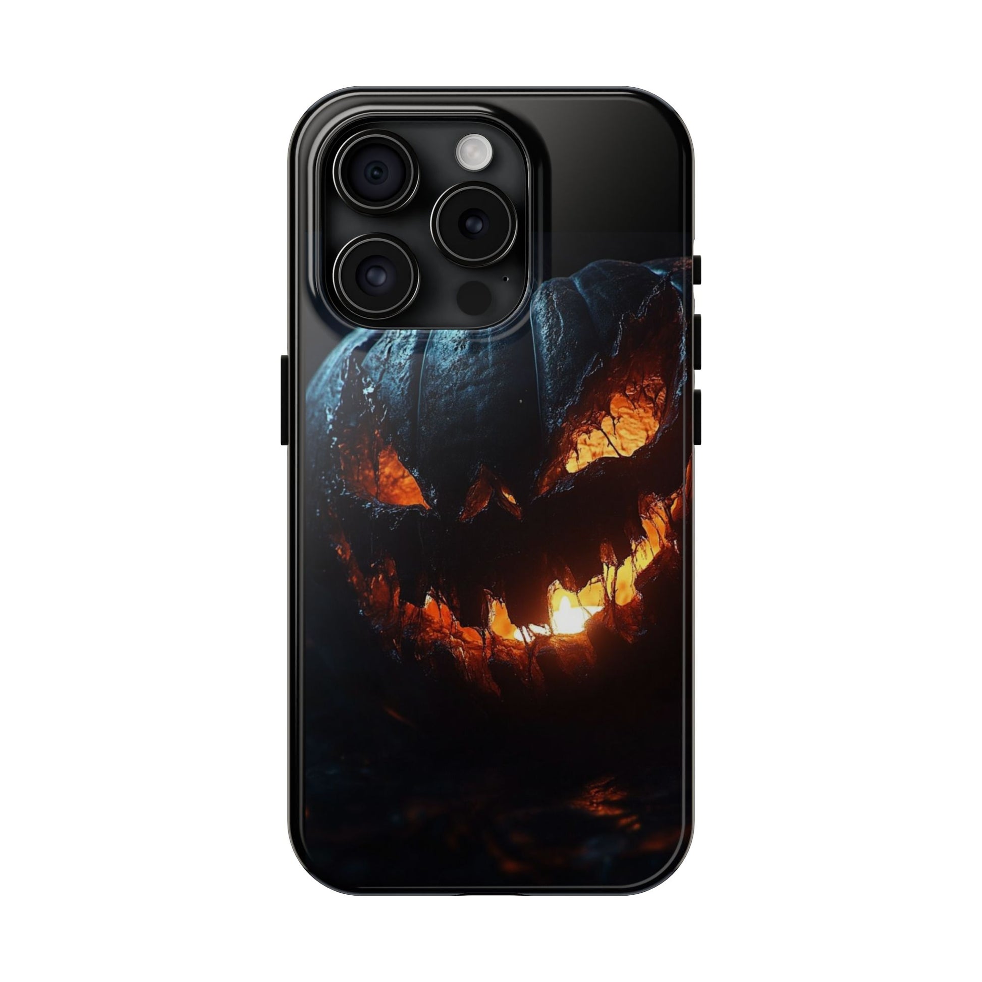 Scary Pumpkin Halloween Theme Phone Cases for iPhones & Samsung Phones