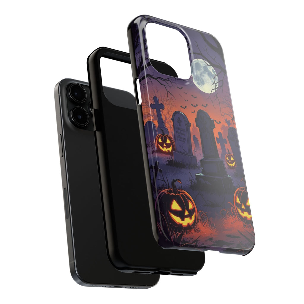Graveyard Halloween Theme Phone Cases for iPhones & Samsung Phones