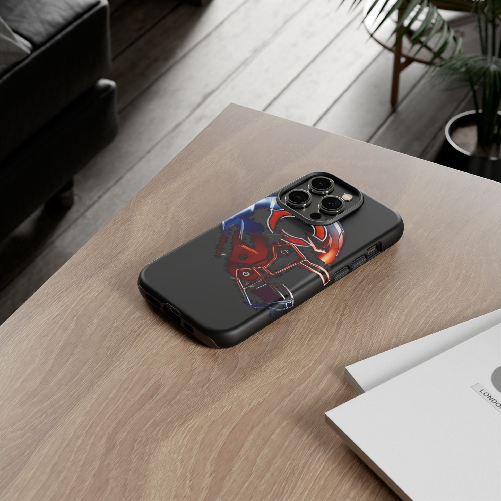 Football Helmet Chicago Bears Phone Case, Tough Cases for iPhones, Samsung, and Pixel