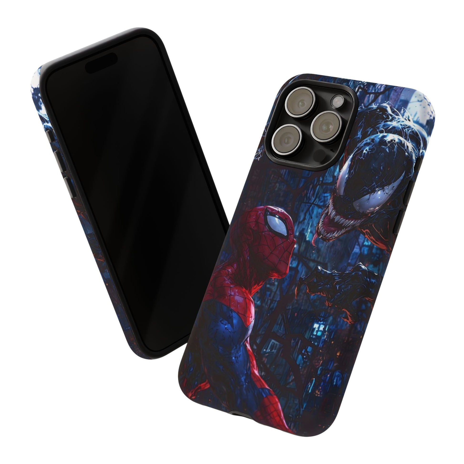 Venom x Spiderman Phone Case, Tough Cases for iPhones, Samsung, and Pixel