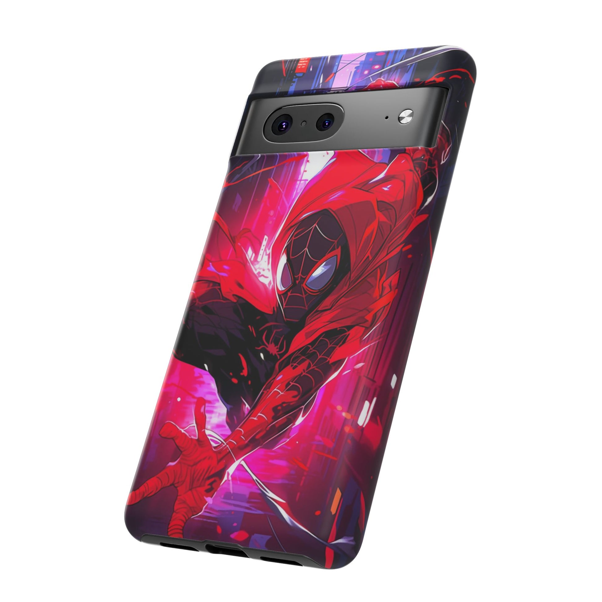 Miles Morales Spiderman Phone Case, Tough Cases for iPhones, Samsung, and Pixel