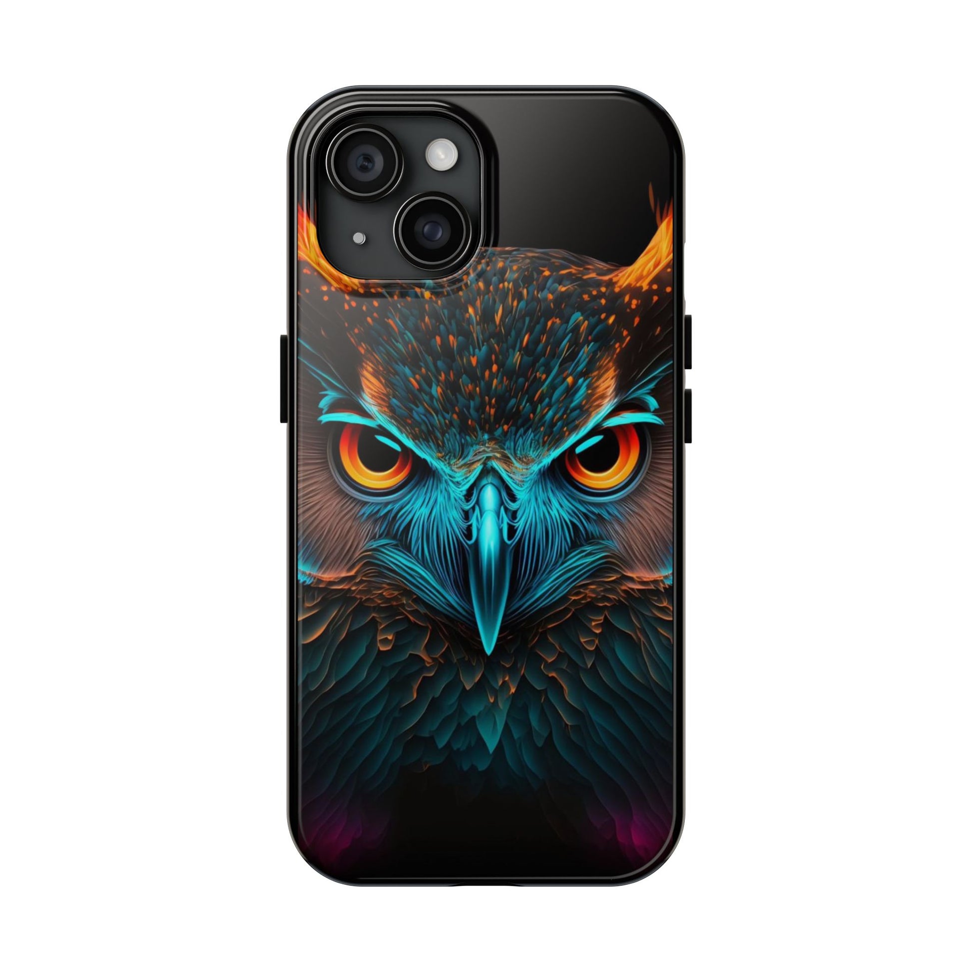 Neon Owl Theme Phone Cases for iPhones & Samsung Phones