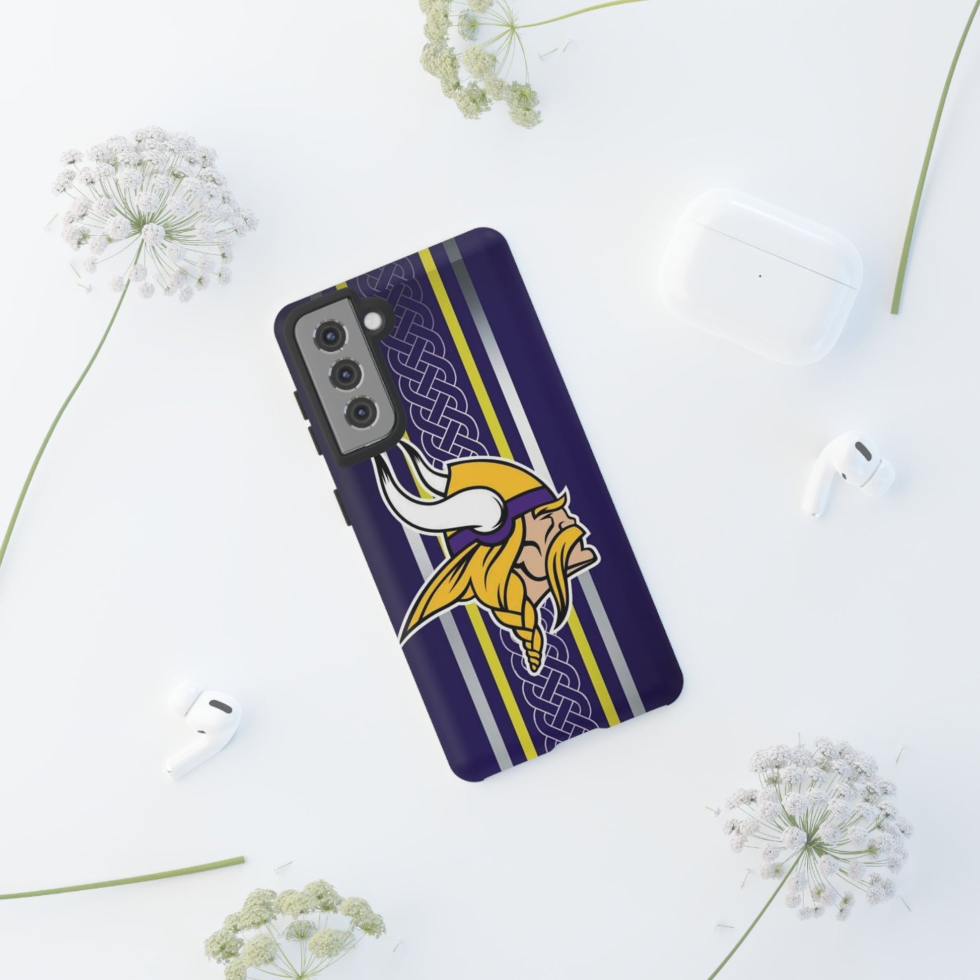 Minnesota Vikings logo Phone Case, Tough Cases for iPhones, Samsung, and Pixel
