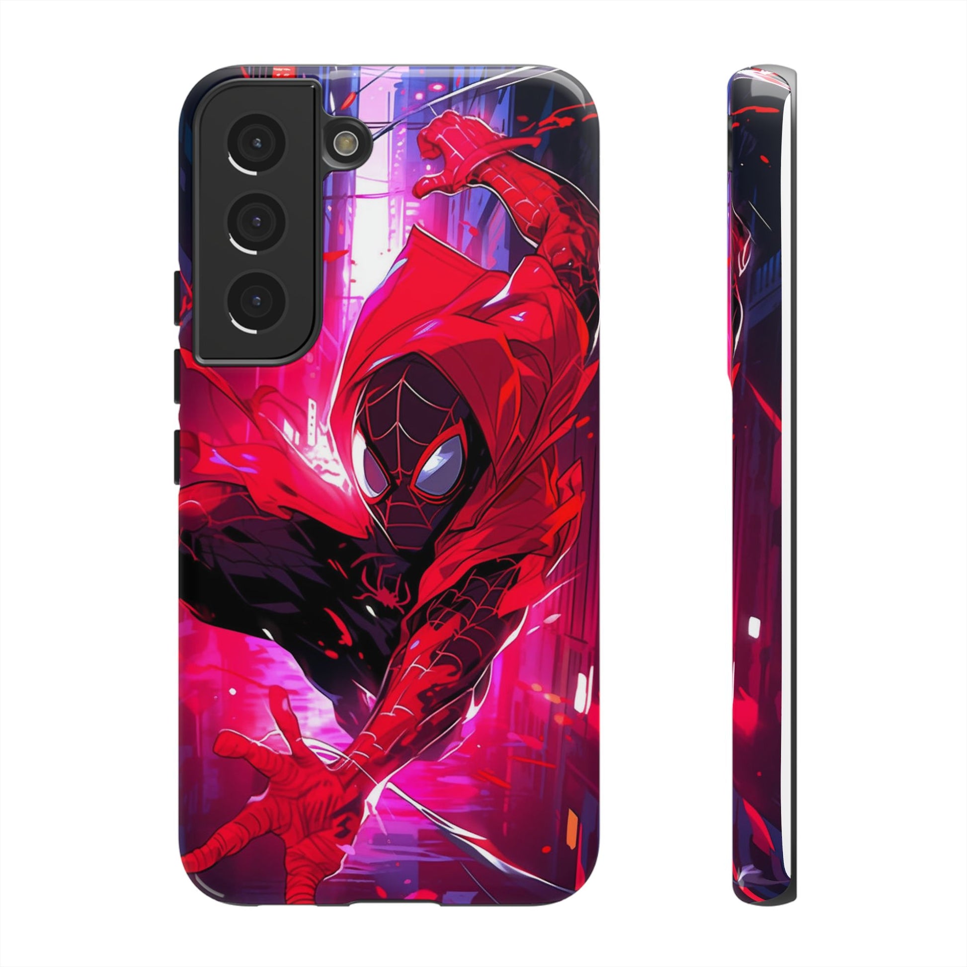 Miles Morales Spiderman Phone Case, Tough Cases for iPhones, Samsung, and Pixel