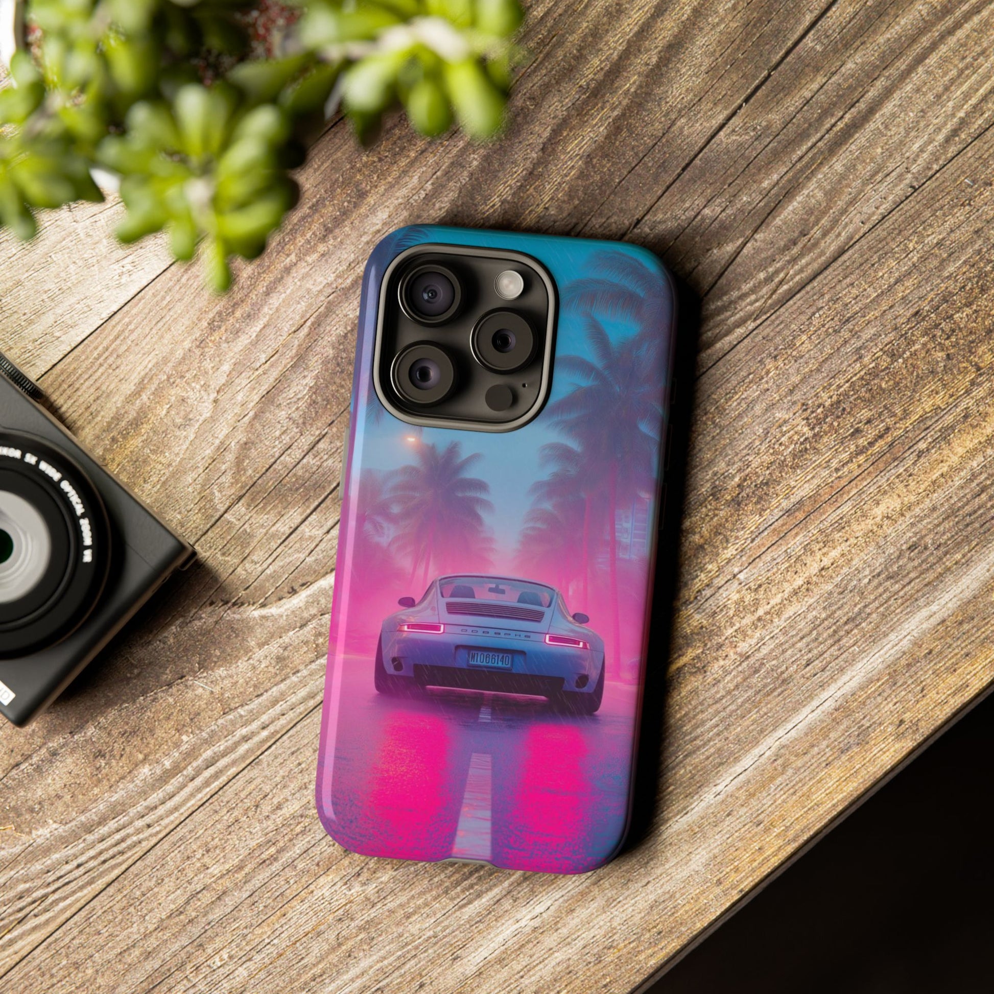 Miami Vice Porsche Phone Case for iPhone, Samsung Galaxy, & Pixel Phones
