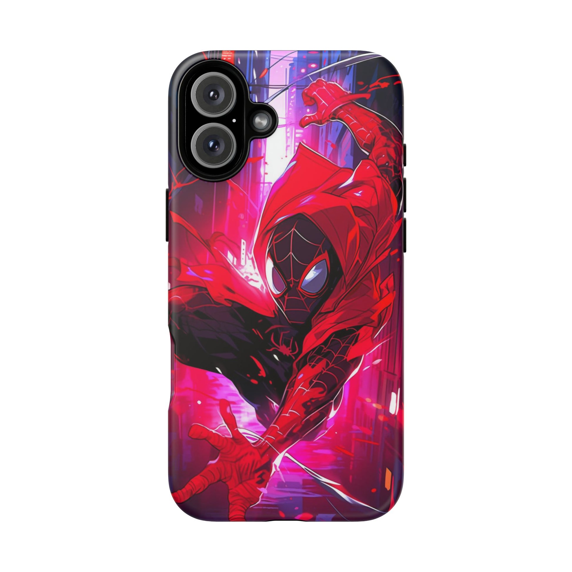 Miles Morales Spiderman Phone Case, Tough Cases for iPhones, Samsung, and Pixel