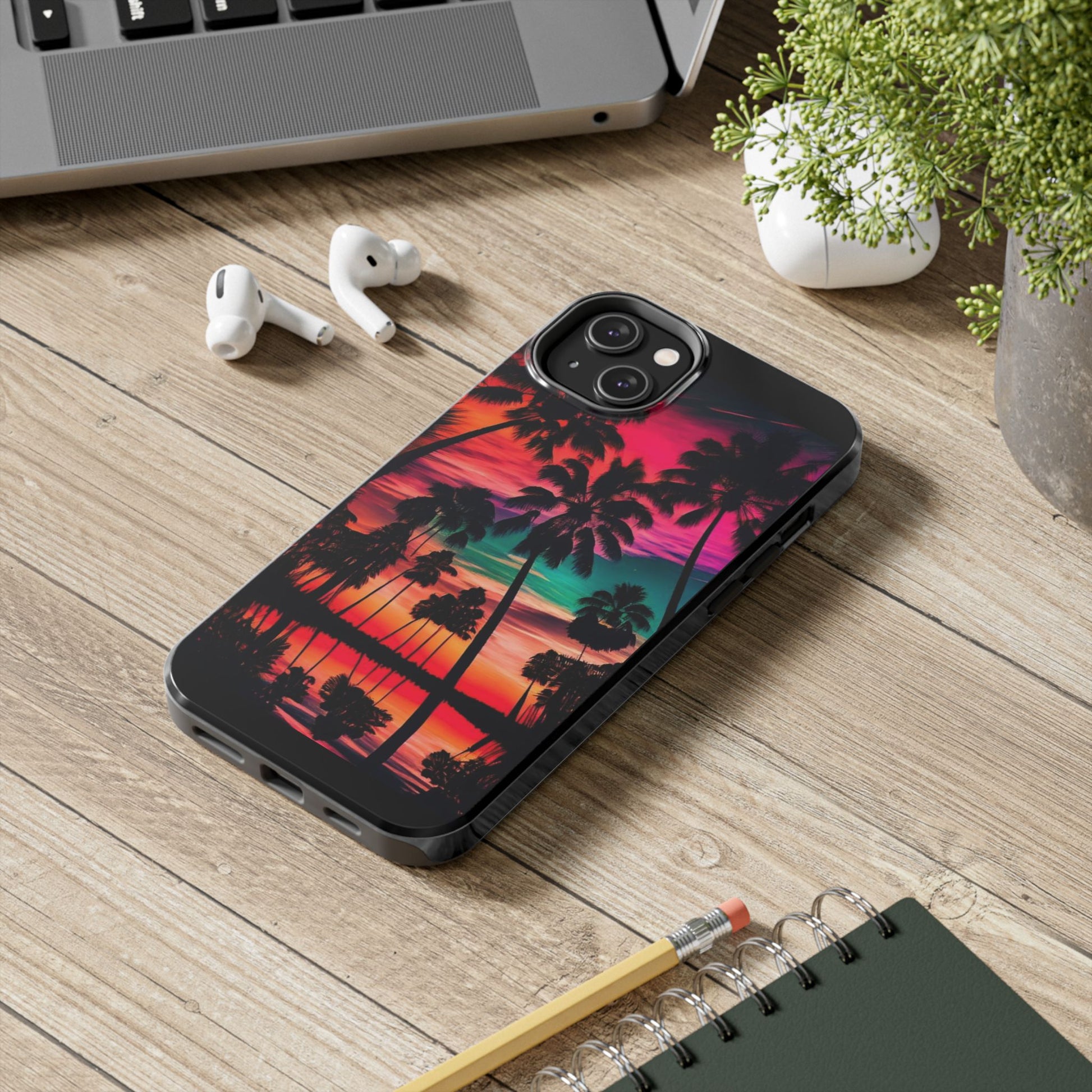 Beautiful Beach Sunset Landscape Phone Case for iPhone & Samsung Galaxy Phones