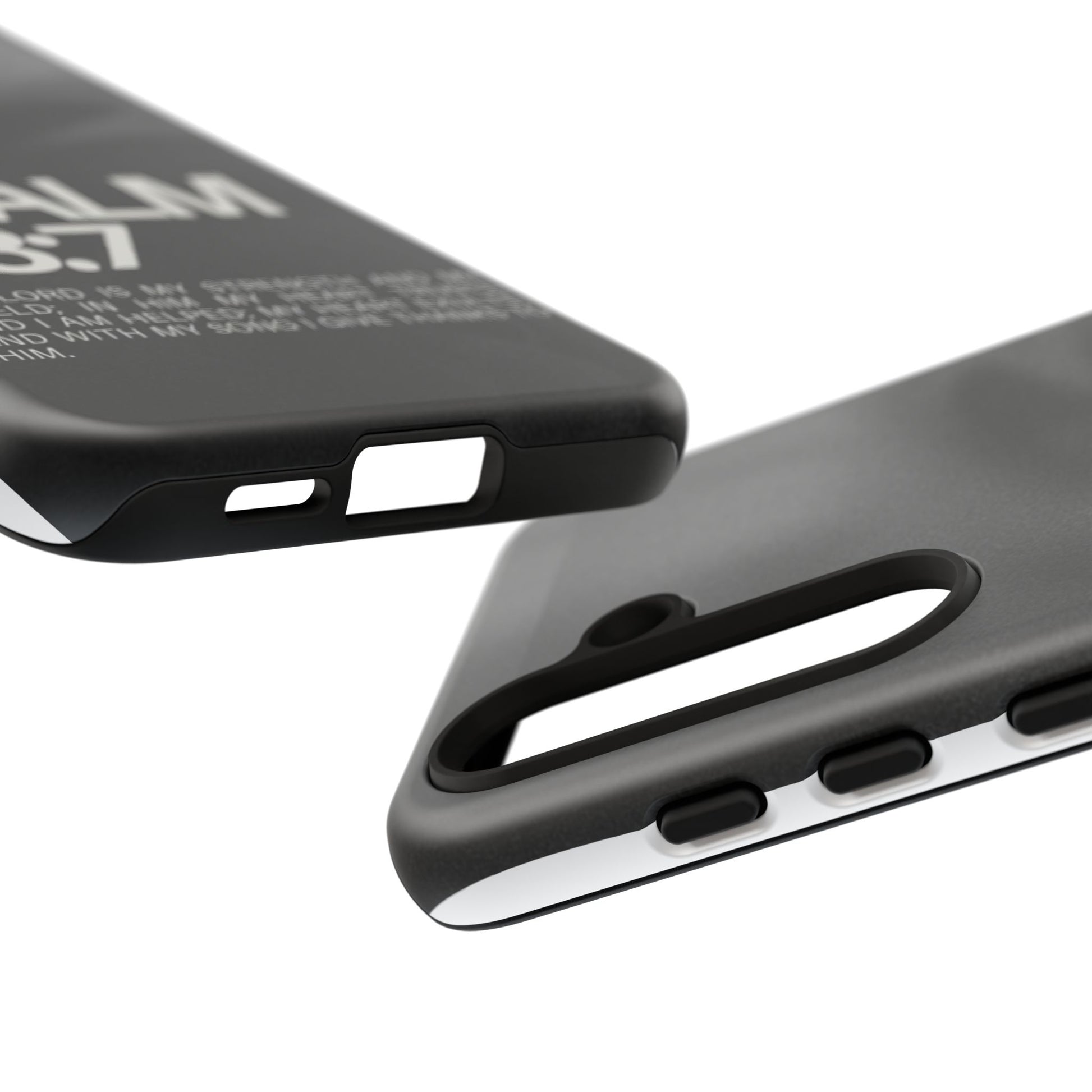 Christian Themed Psalms 28:7 Phone Case, Tough Cases for iPhones, Samsung, and Pixel