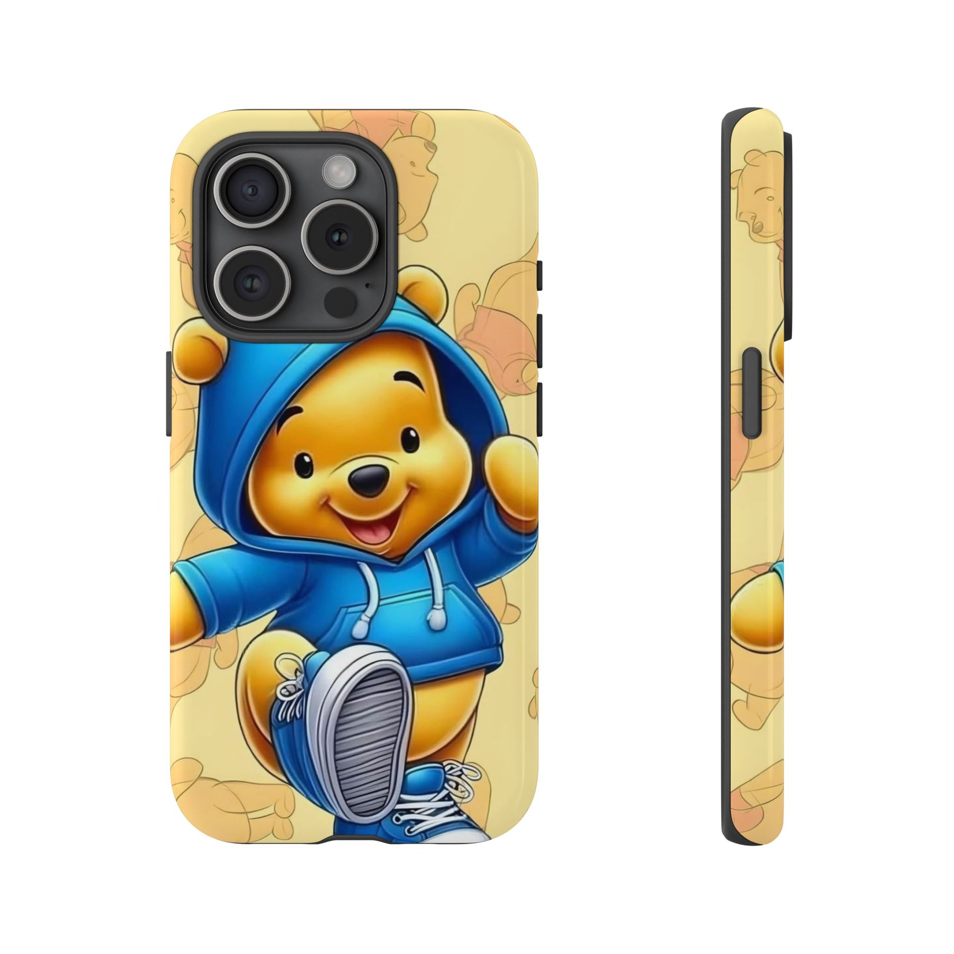 Cute Pooh Bear Phone Case, Tough Case