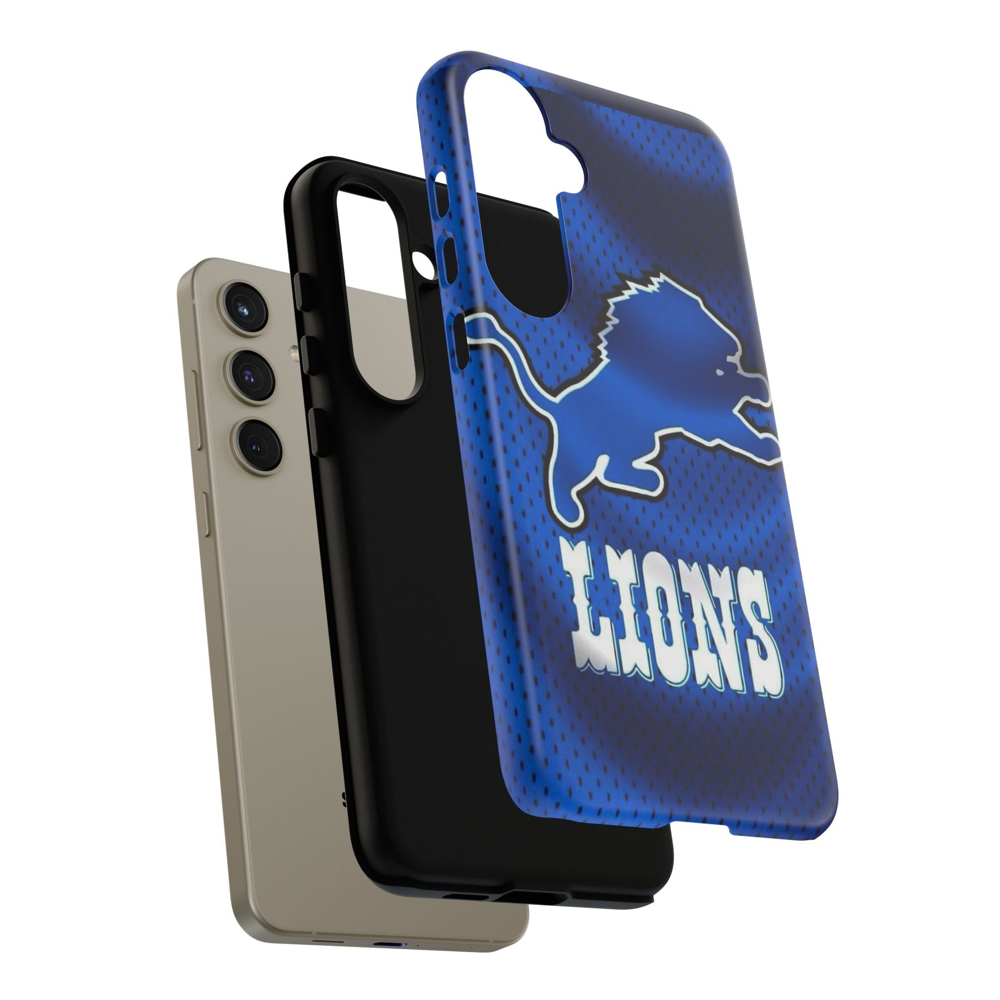 Detroit Lions Football Jersey Phone Case, Tough Cases for iPhones, Samsung, and Pixel