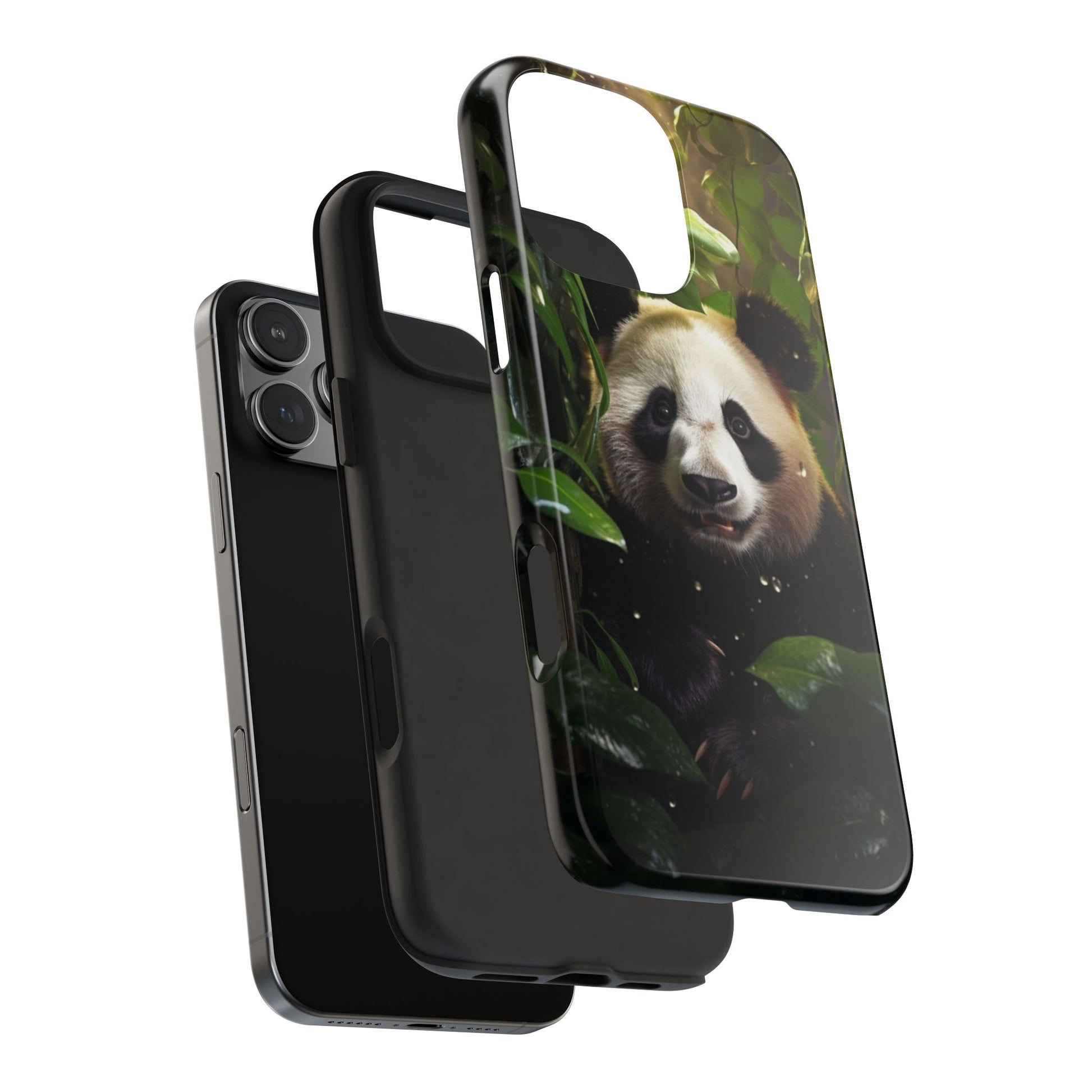 Smiling Panda Theme Phone Cases for iPhones & Samsung Phones