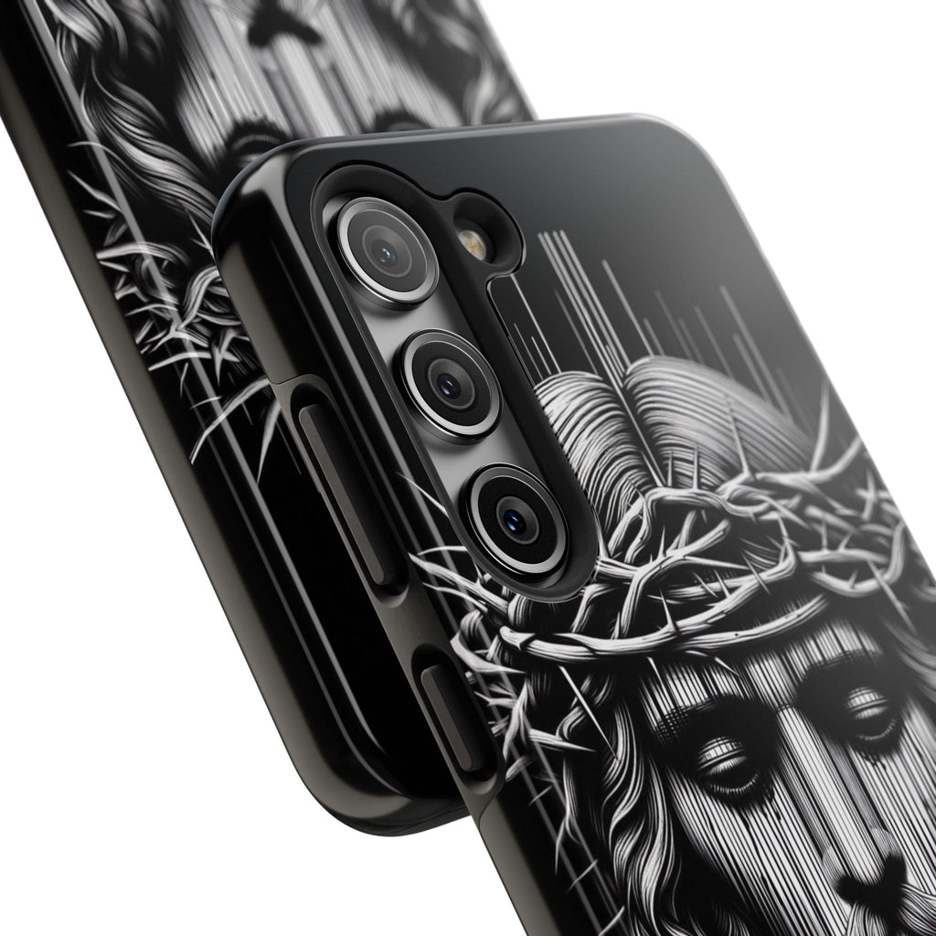 Jesus The King Crown Christian Phone Cases for iPhones & Samsung Phones