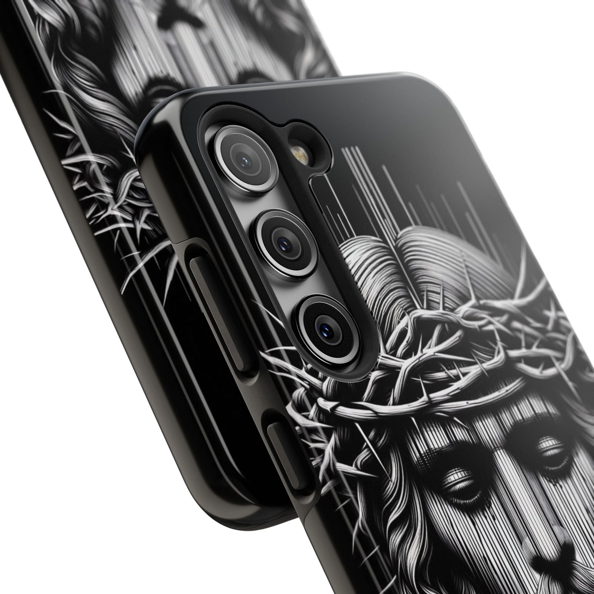 Jesus The King Crown Christian Phone Cases for iPhones & Samsung Phones