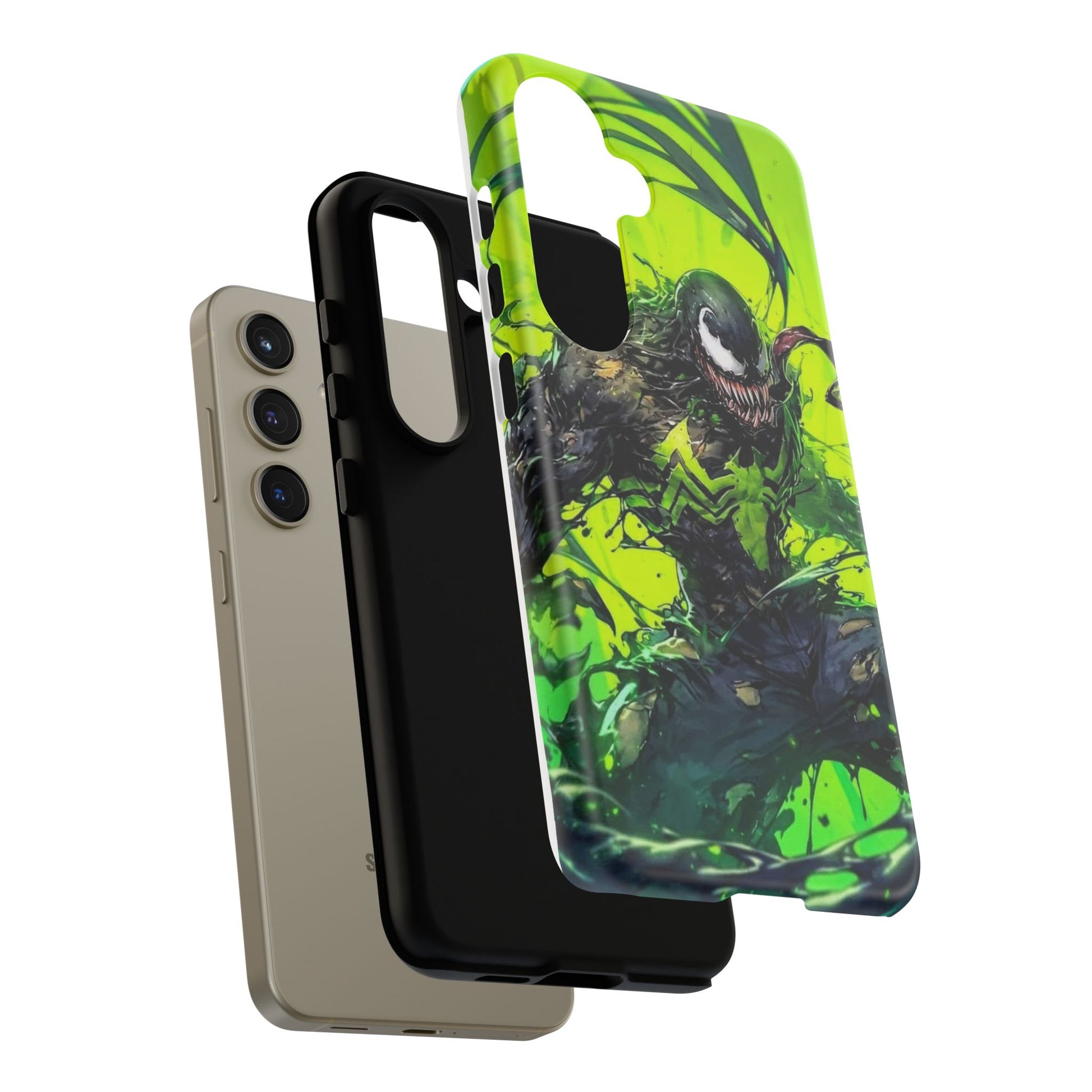 Evil Venom Phone Case, Tough Cases, Marvel Comics Phone for iPhones, Samsung, and Pixel
