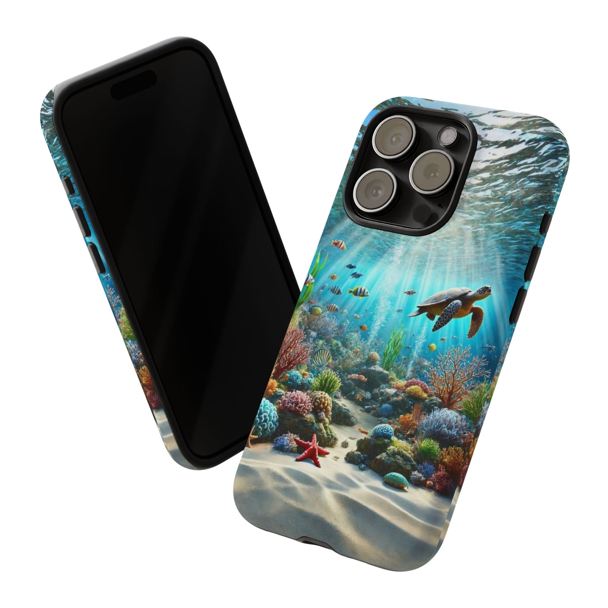 Under Sea Landscape Tough Cases for iPhones, Samsung, and Pixel