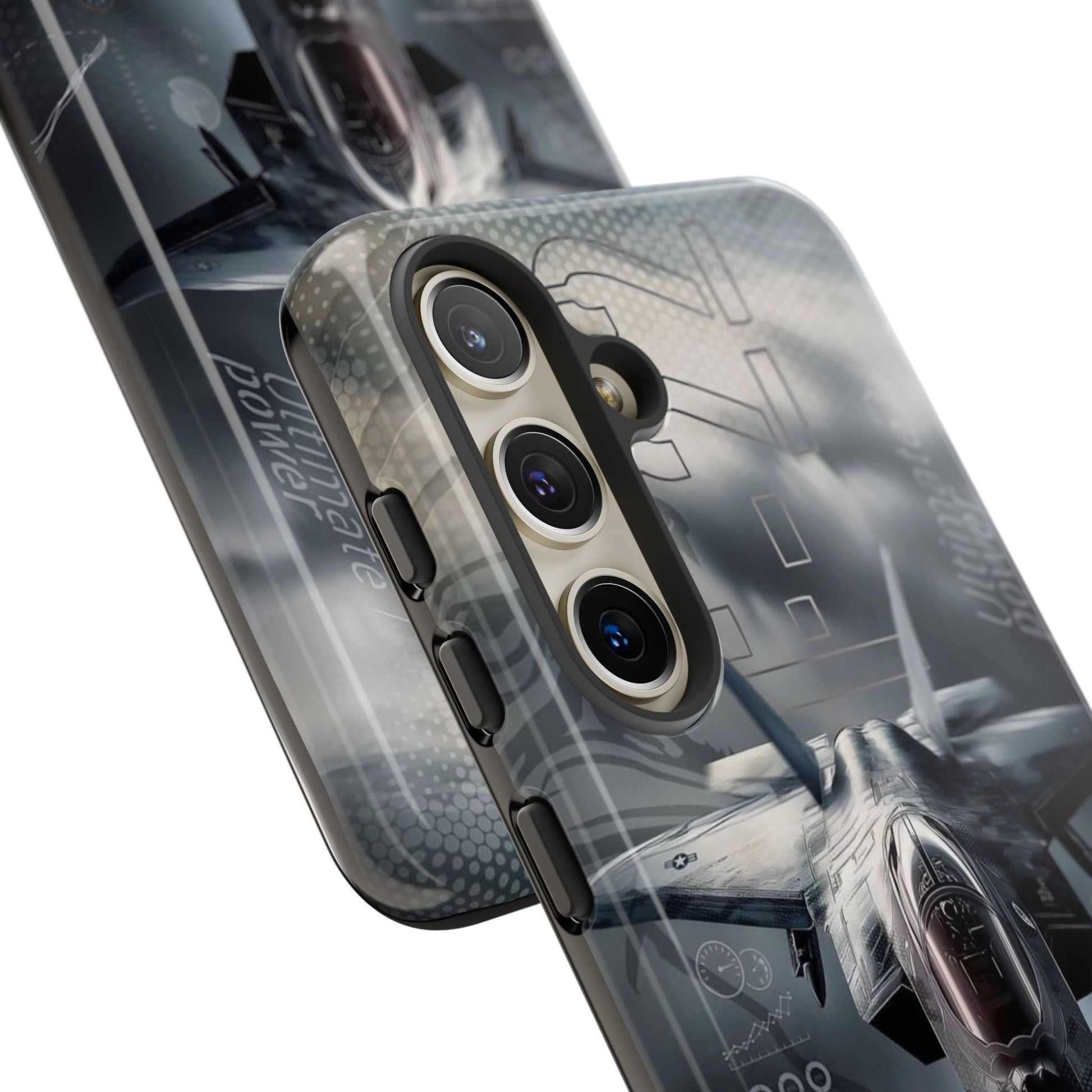 F-22 Raptor Fighter Jet Tough Cases for iPhones, Samsung, and Pixel
