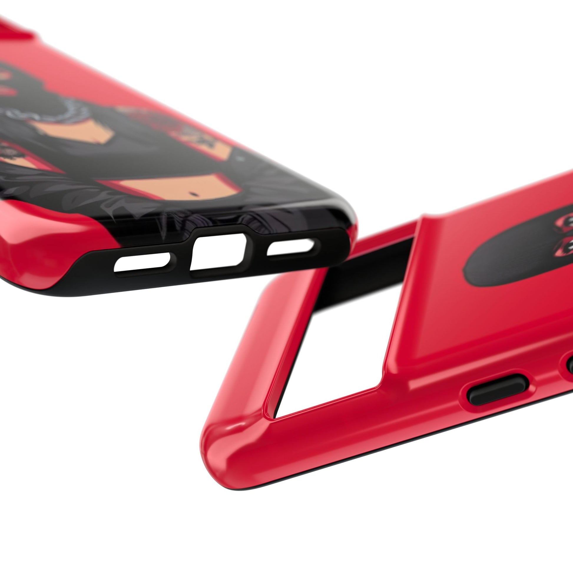 Thug Girl Red Design Tough Cases for iPhones, Samsung, and Pixel