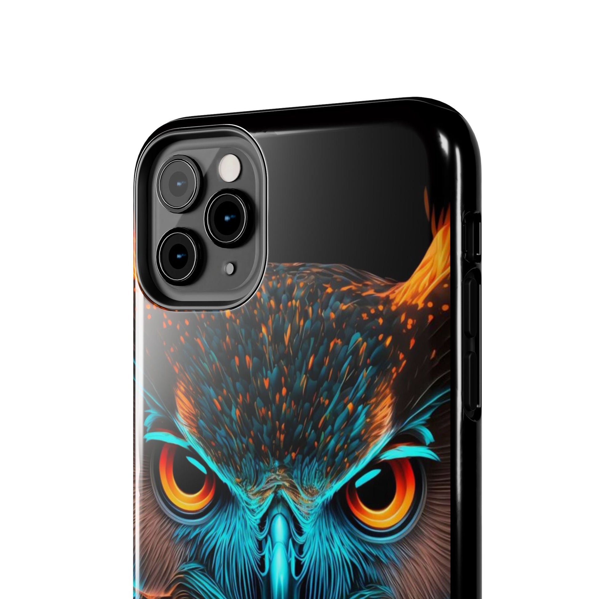 Neon Owl Theme Phone Cases for iPhones & Samsung Phones