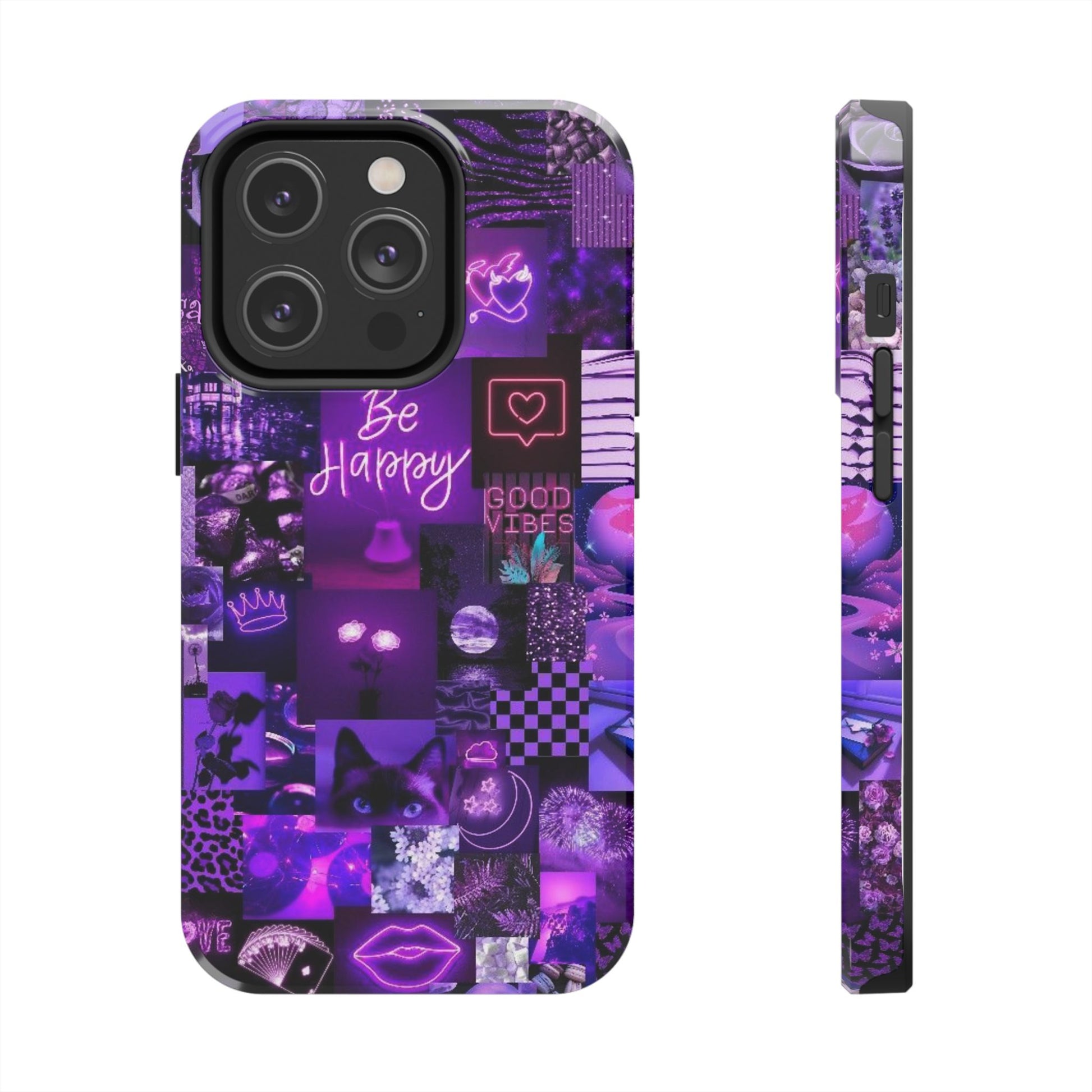 Be Happy Themed Tough Phone Cases for Iphones & Samsung Phones