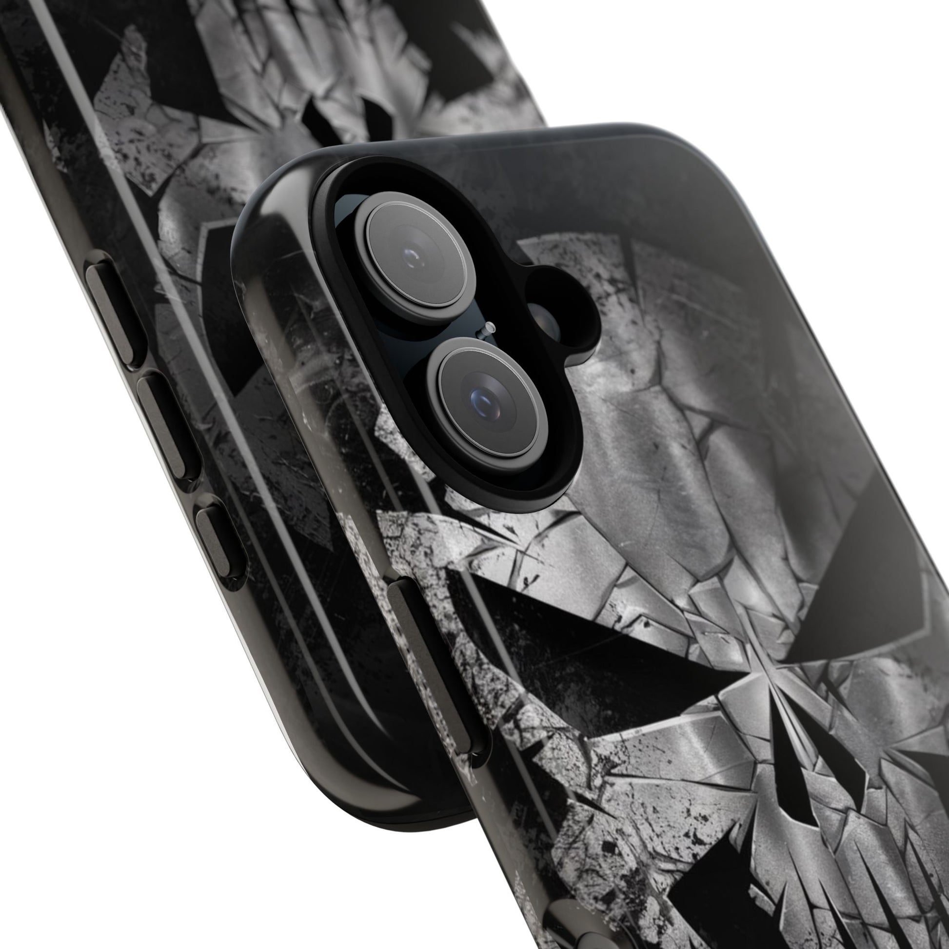 The Punisher Logo Art Tough Cases for iPhones, Samsung, and Pixel