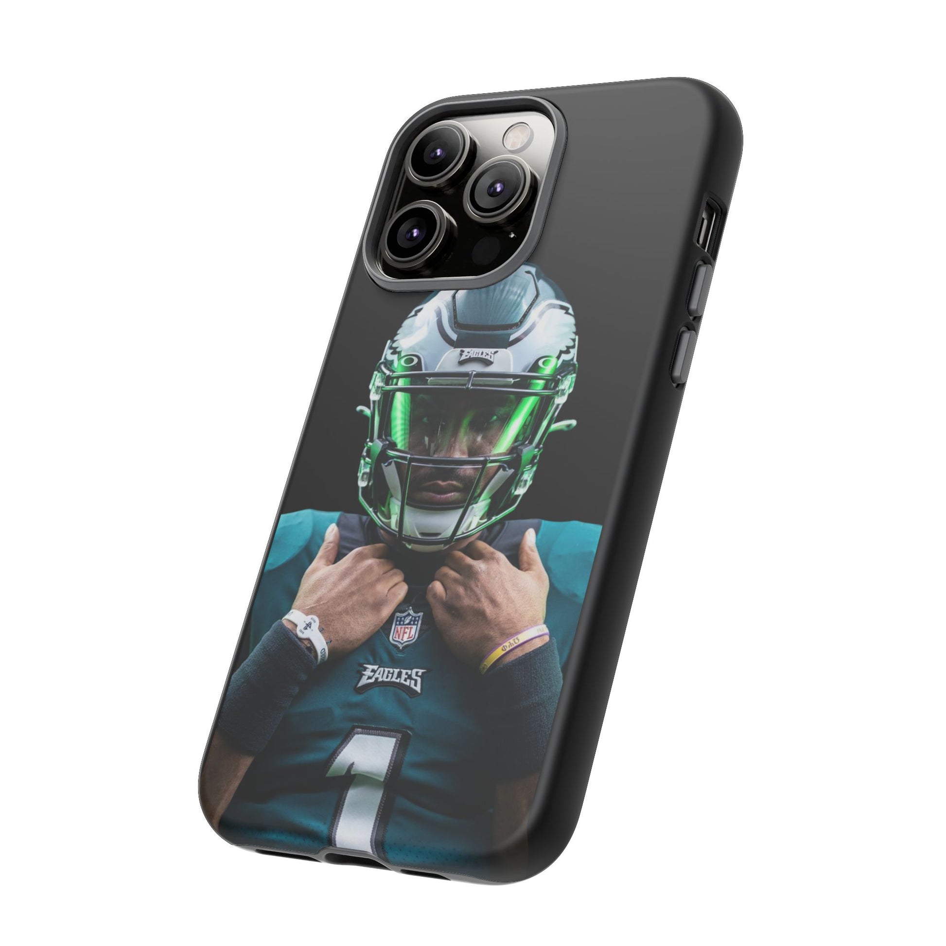 Eagles Football Jalen Hurts Tough Cases for iPhones, Samsung, and Pixel
