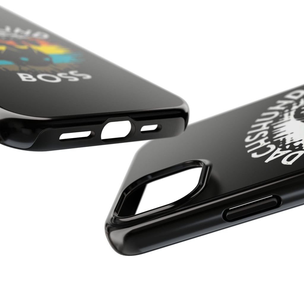 Dachshund Boss Theme Phone Cases for iPhones & Samsung Phones