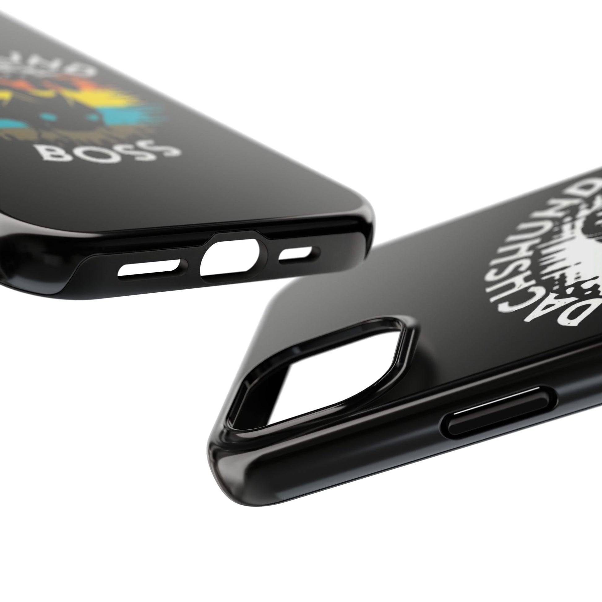 Dachshund Boss Theme Phone Cases for iPhones & Samsung Phones