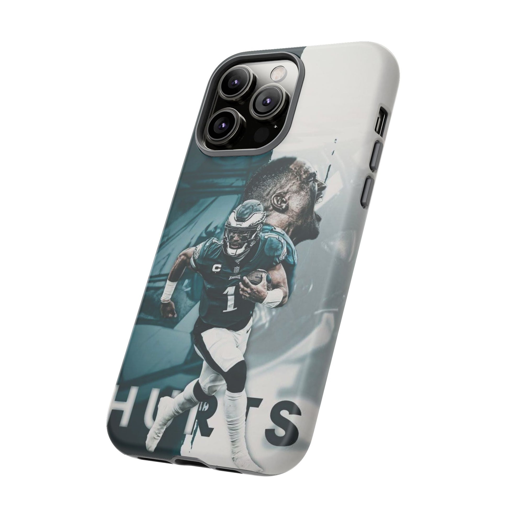 Jalen Hurts Eagles Football Tough Cases for iPhones, Samsung, and Pixel